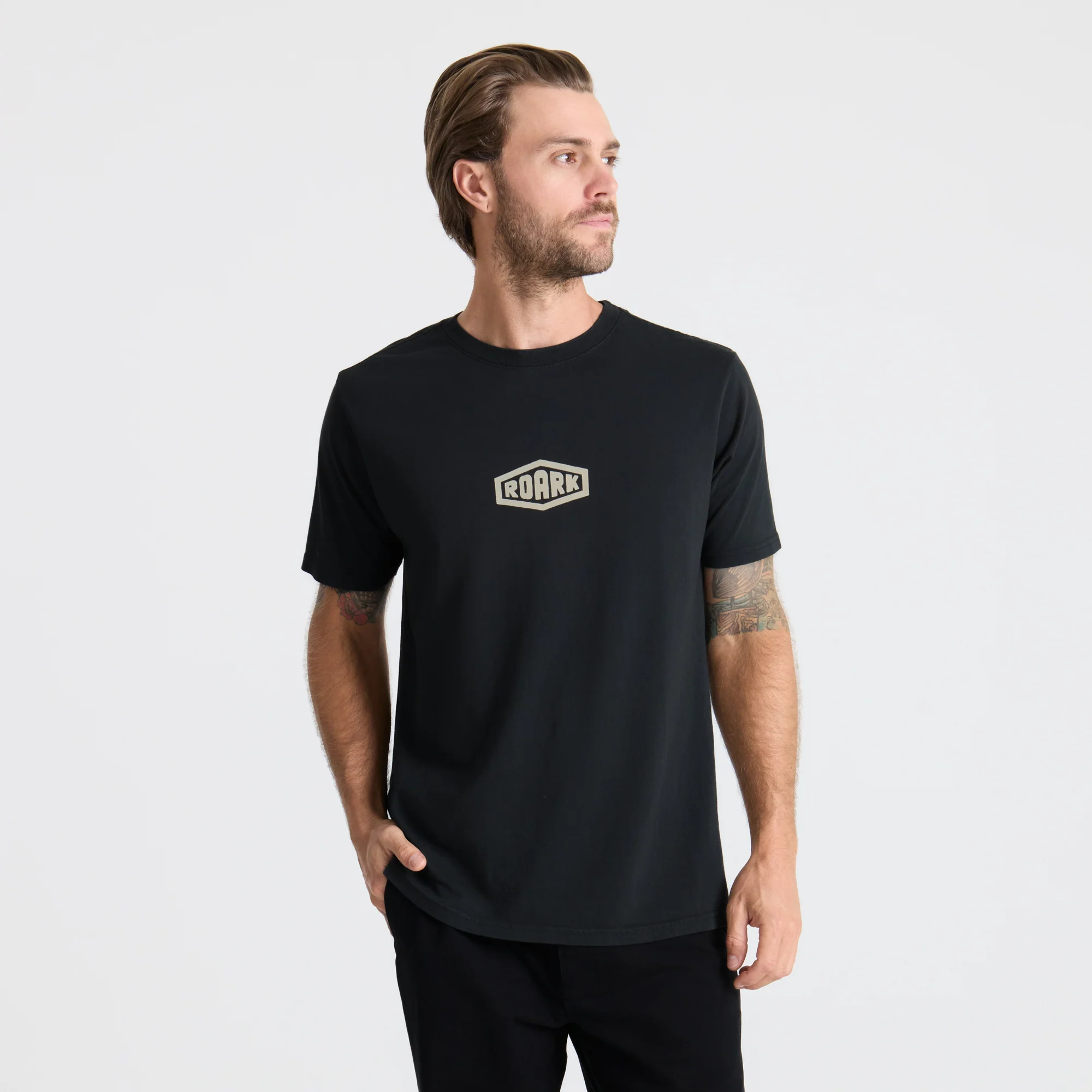 Badge Of Honor Premium Tee - Black - Image 2