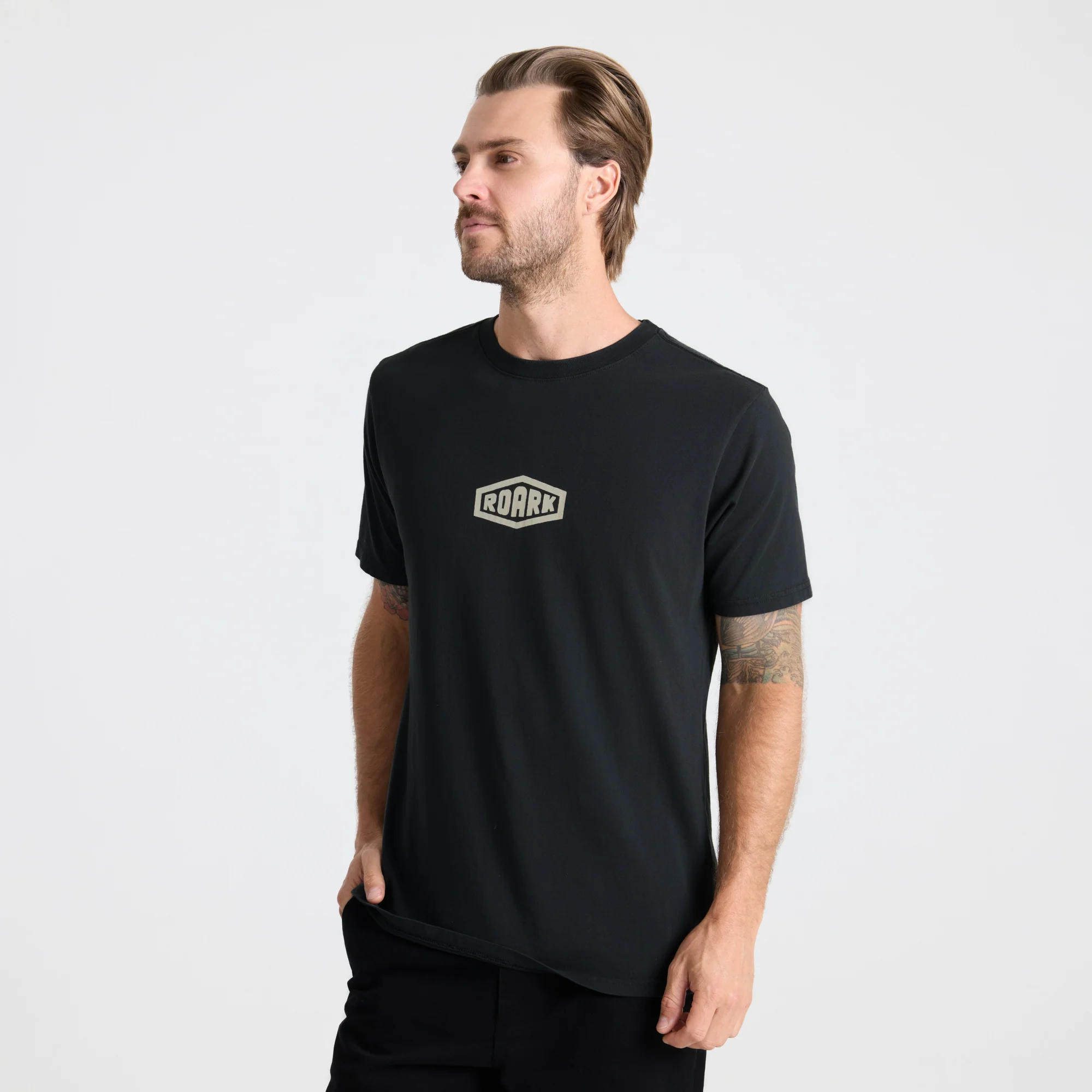 Badge Of Honor Premium Tee - Black - Image 3