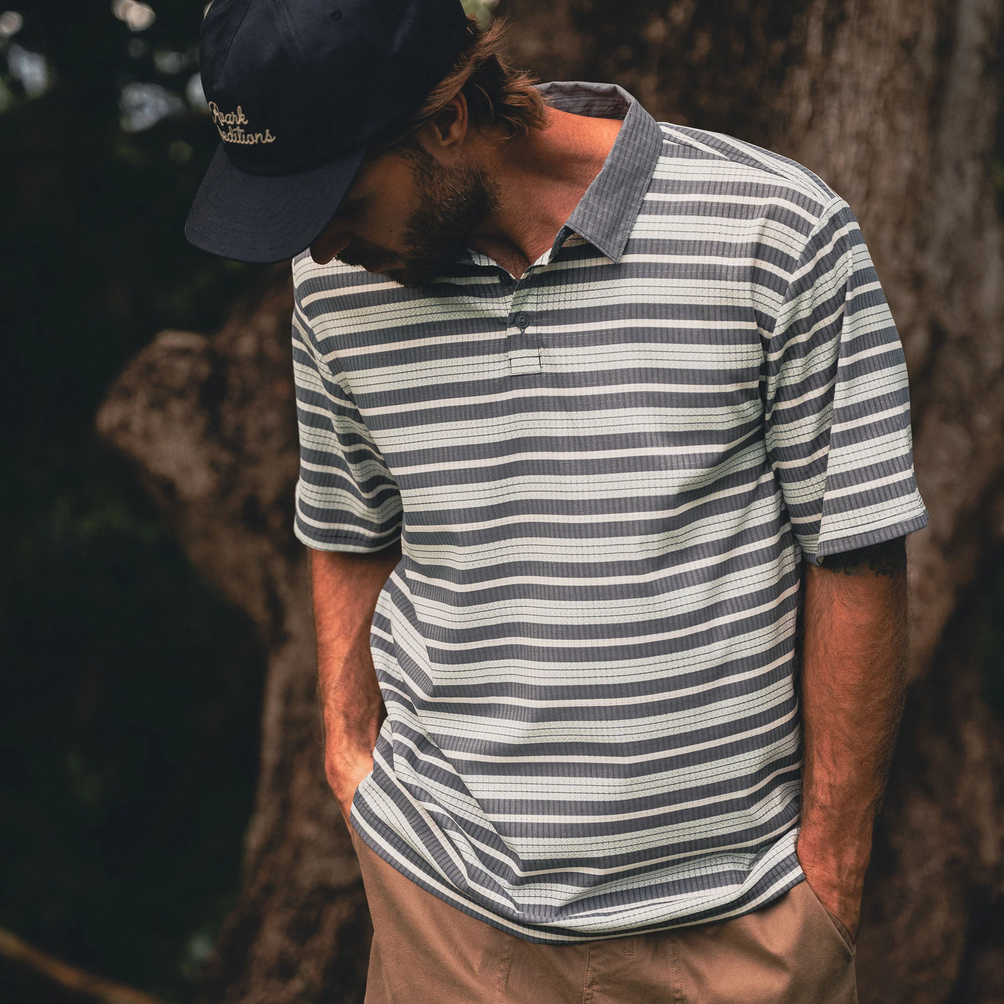 Bless Up Breathable Stretch Polo Shirt - Neptune - Image 2