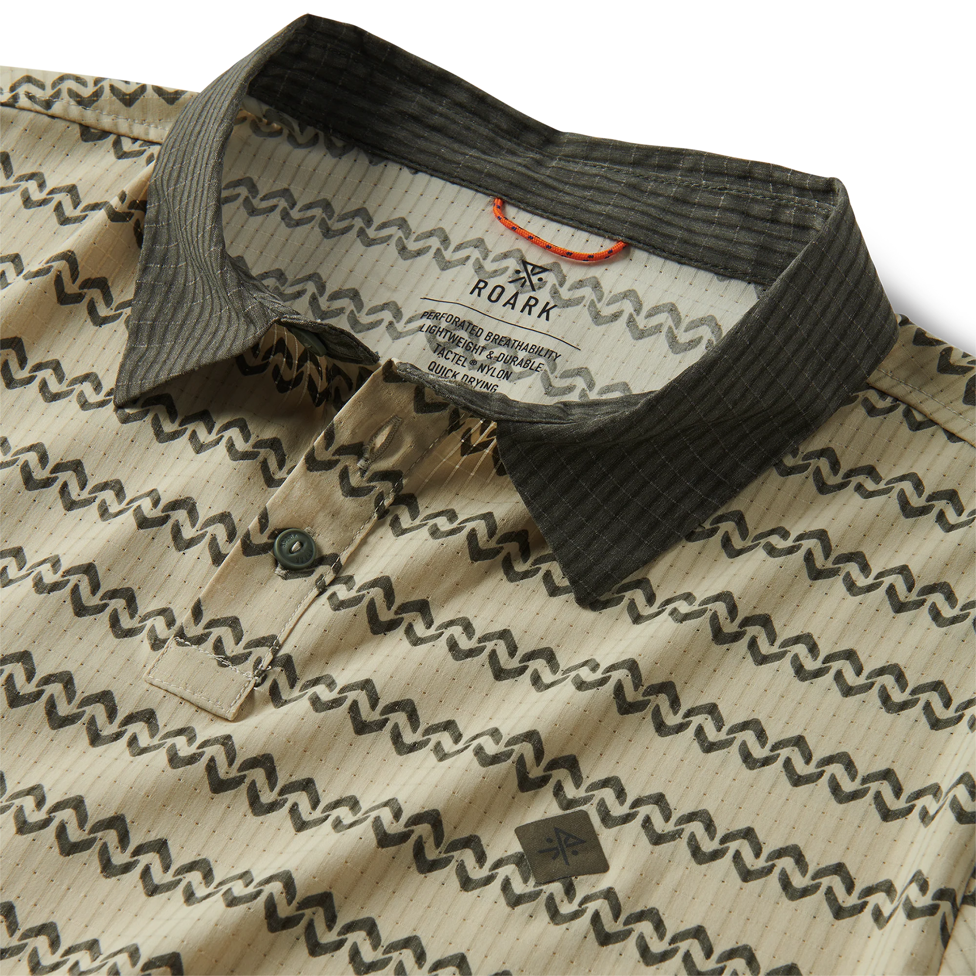 Bless Up Breathable Stretch Polo Shirt - Sand - Image 11