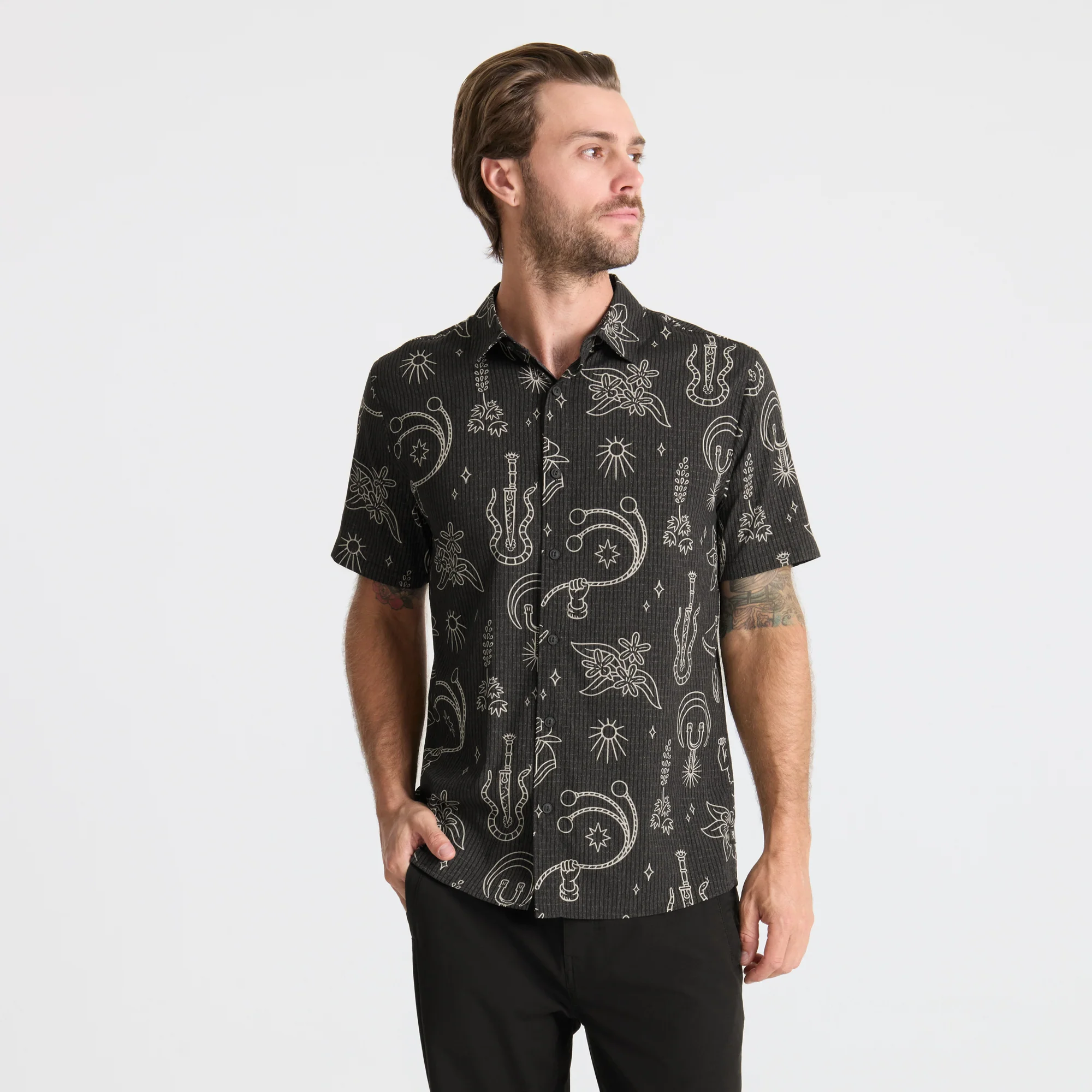 Bless Up Breathable Stretch Shirt - Black - Image 4
