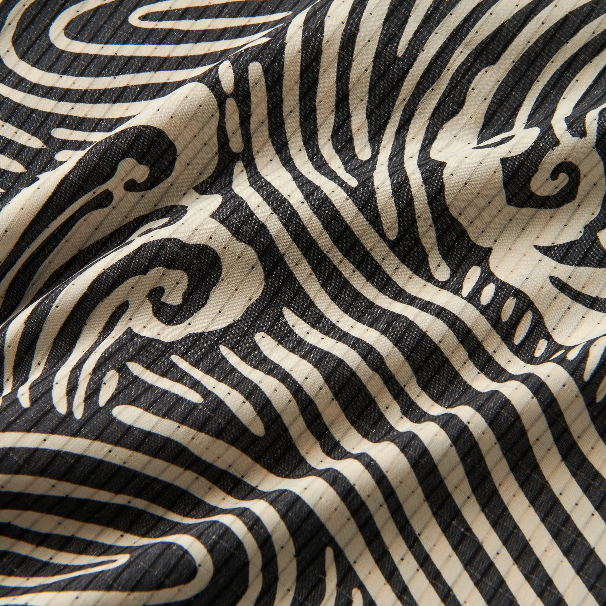 Bless Up Breathable Stretch Shirt - Black Wave - Image 2