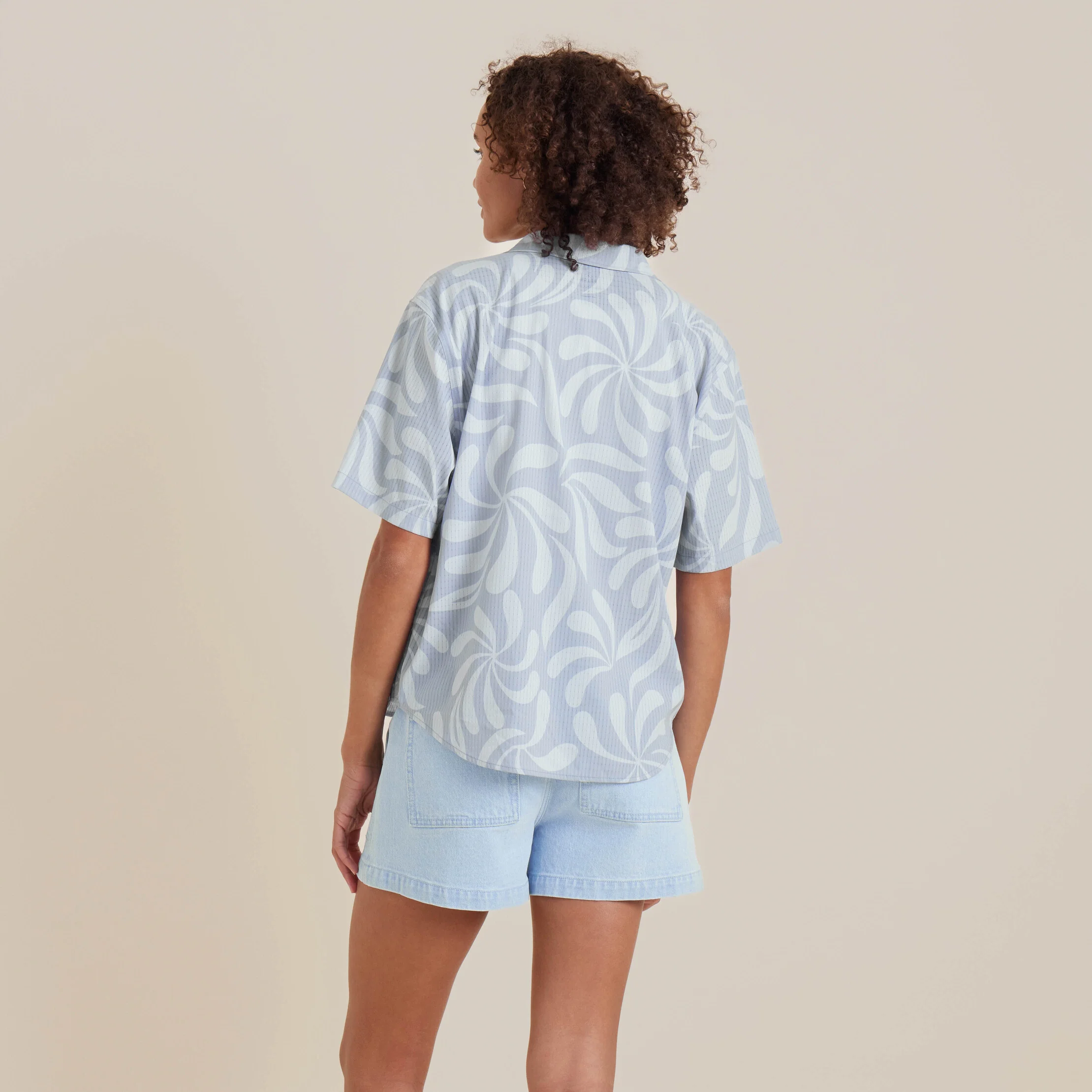 Bless Up Breathable Stretch Shirt - Dusty Sky - Image 4