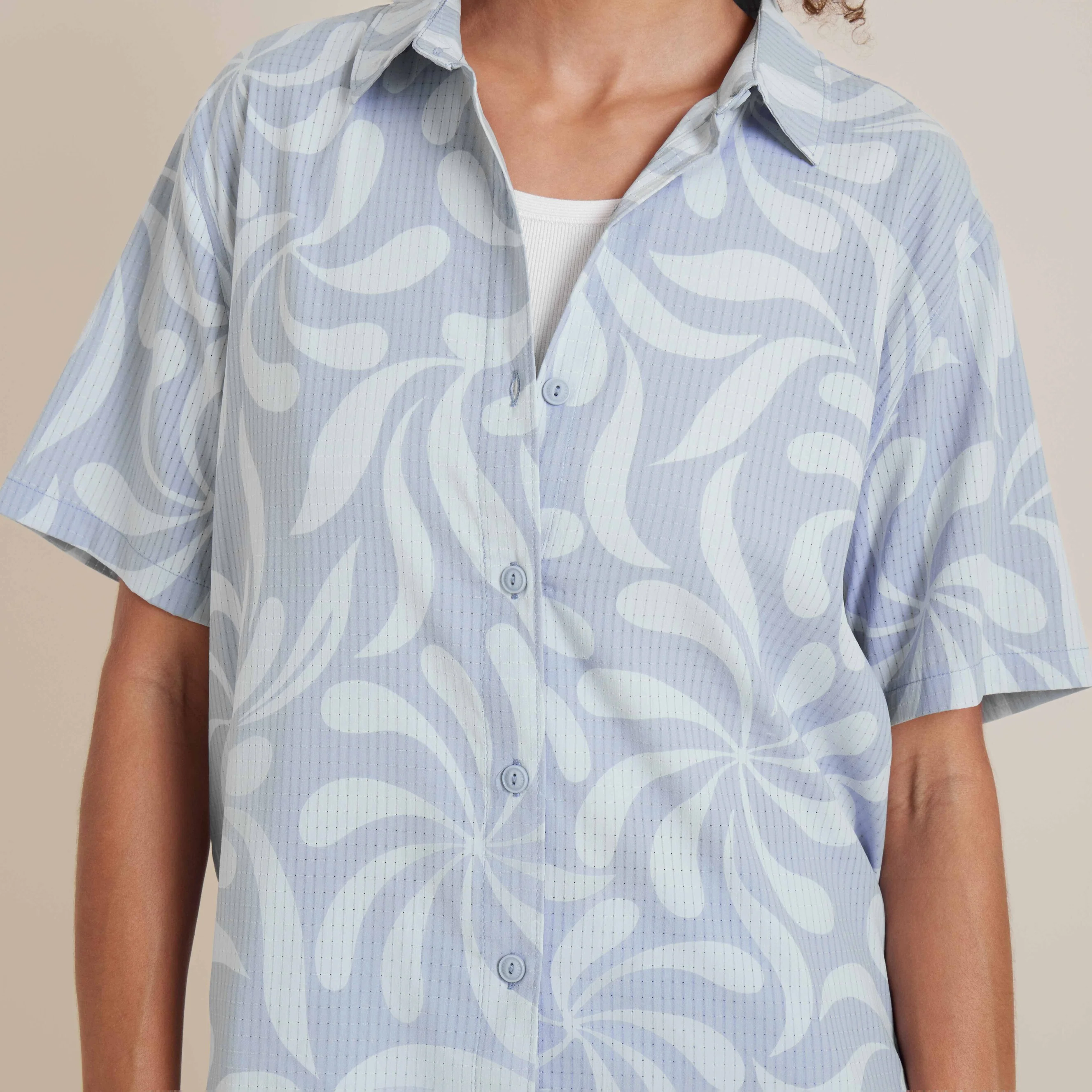 Bless Up Breathable Stretch Shirt - Dusty Sky - Image 5