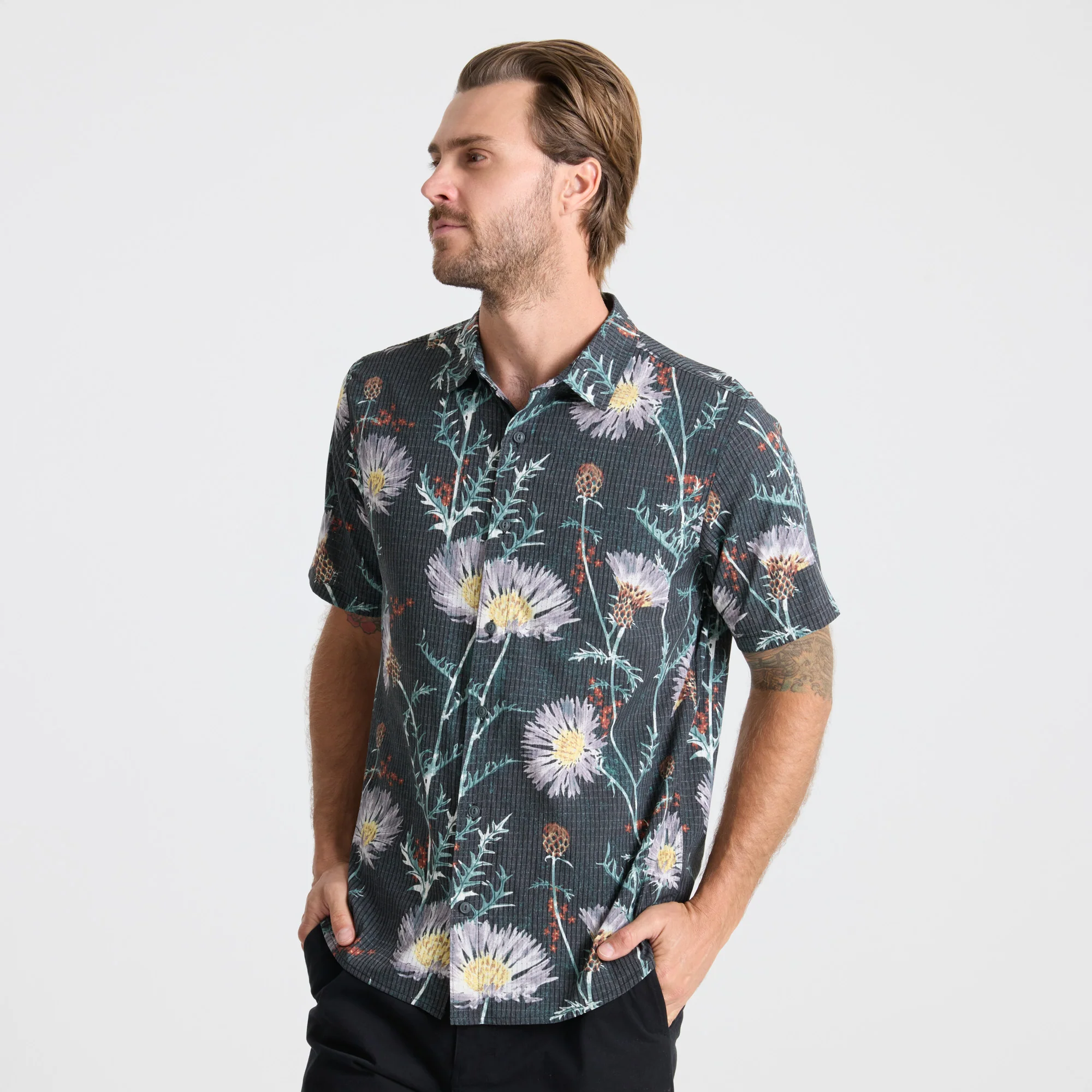 Bless Up Breathable Stretch Shirt - Onyx - Image 3