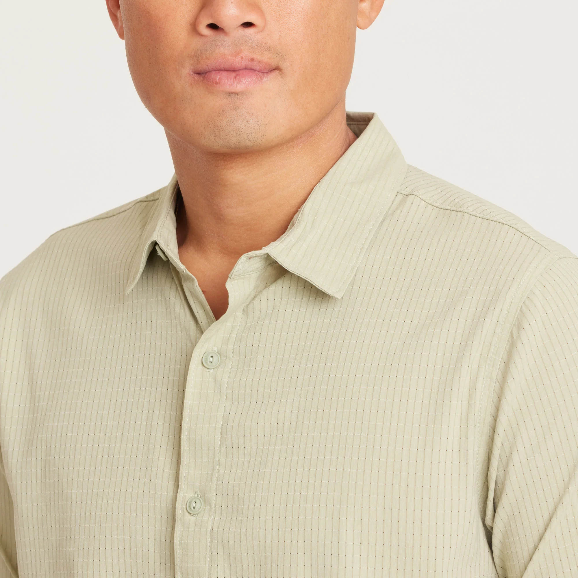 Bless Up Breathable Stretch Shirt - Sage - Image 7