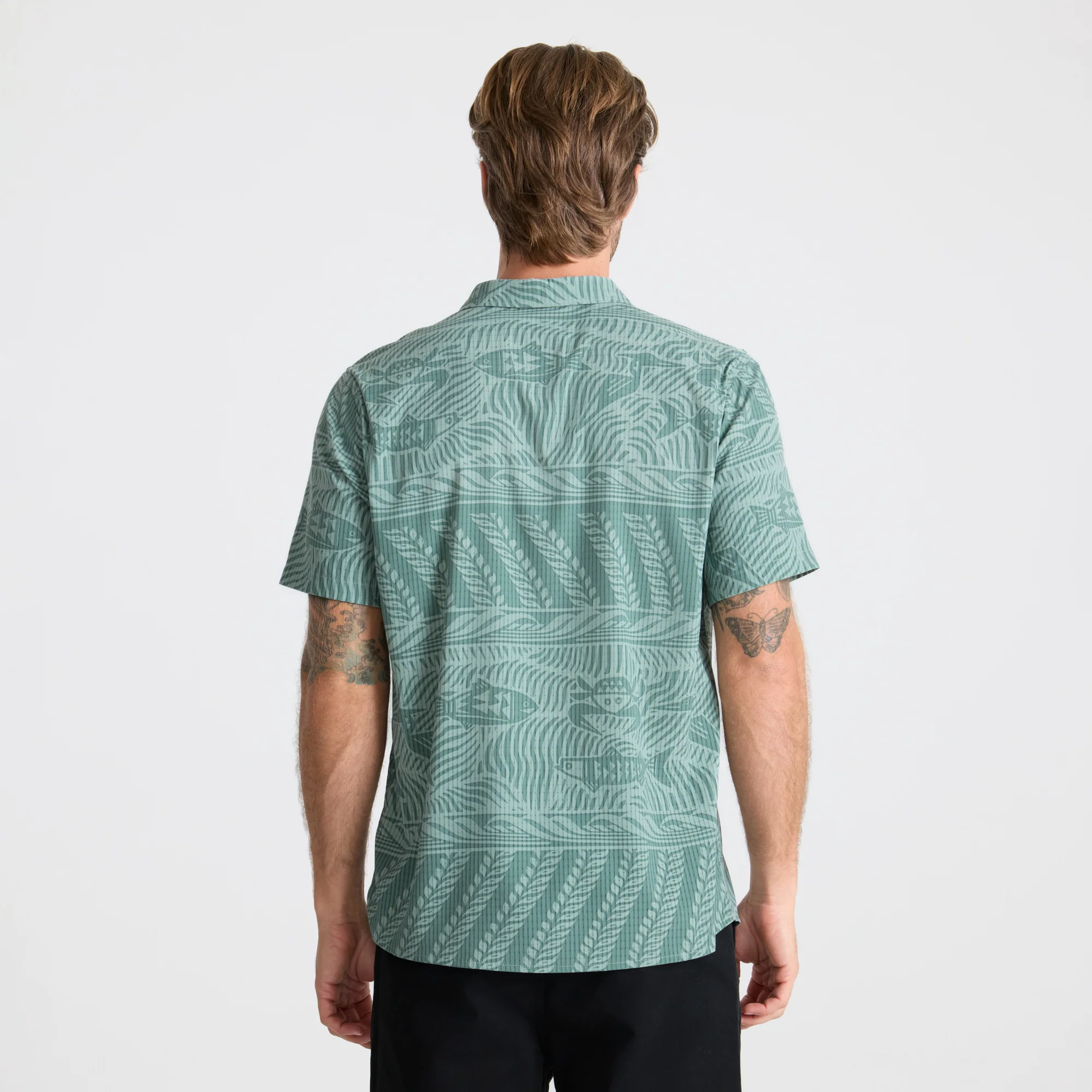 Bless Up Breathable Stretch Shirt - Slate Green - Image 7