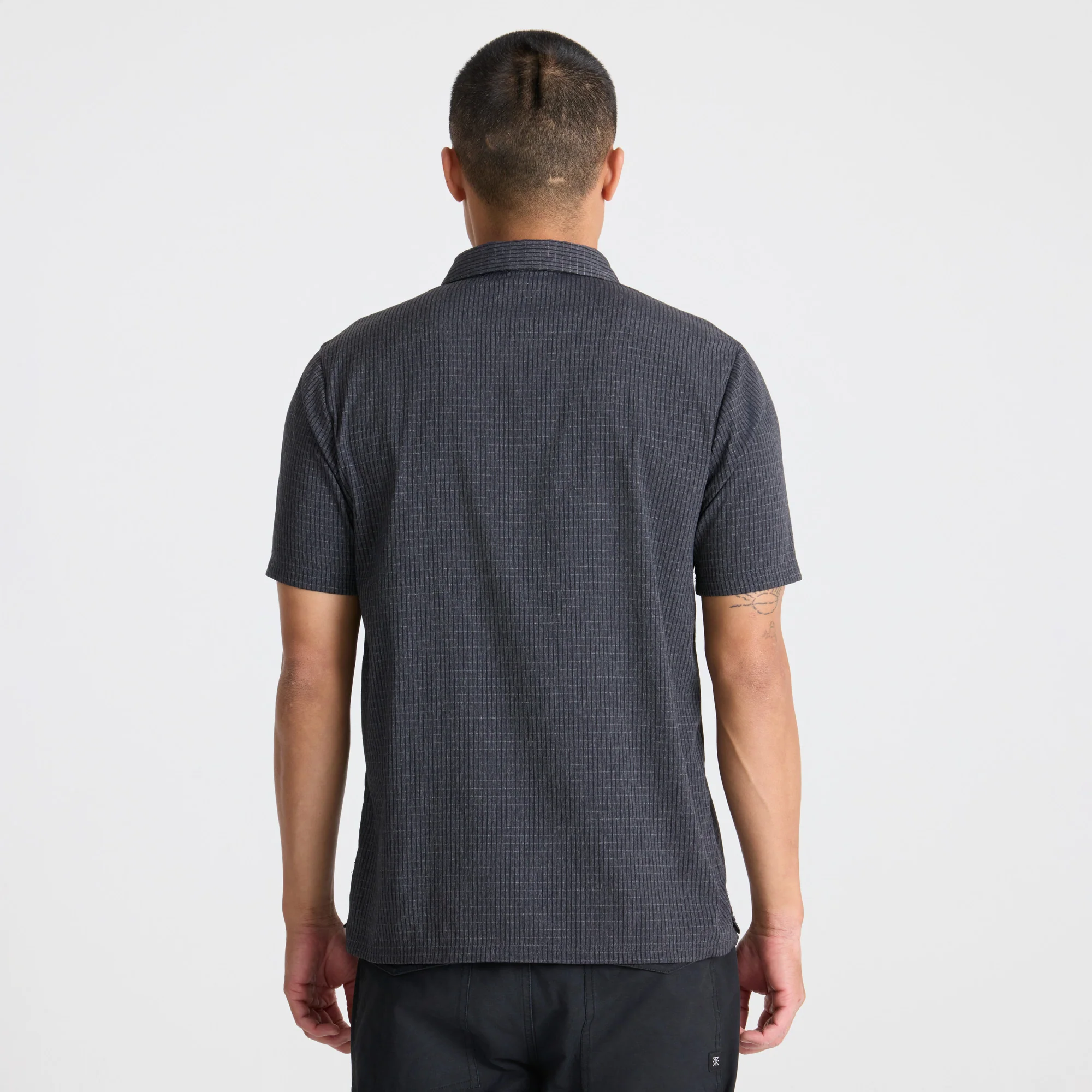 Bless Up Breathable Stretch Polo Shirt - Black - Image 5