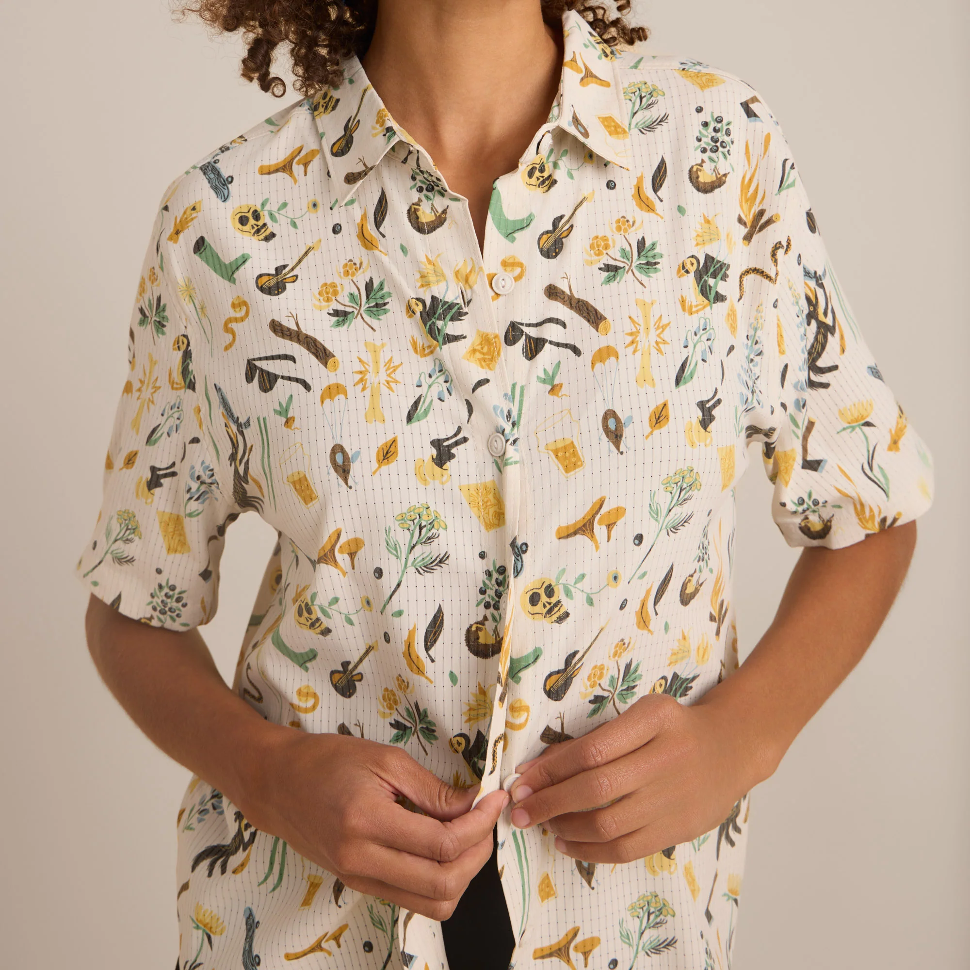 Bless Up Breathable Stretch Shirt - Moon - Image 3