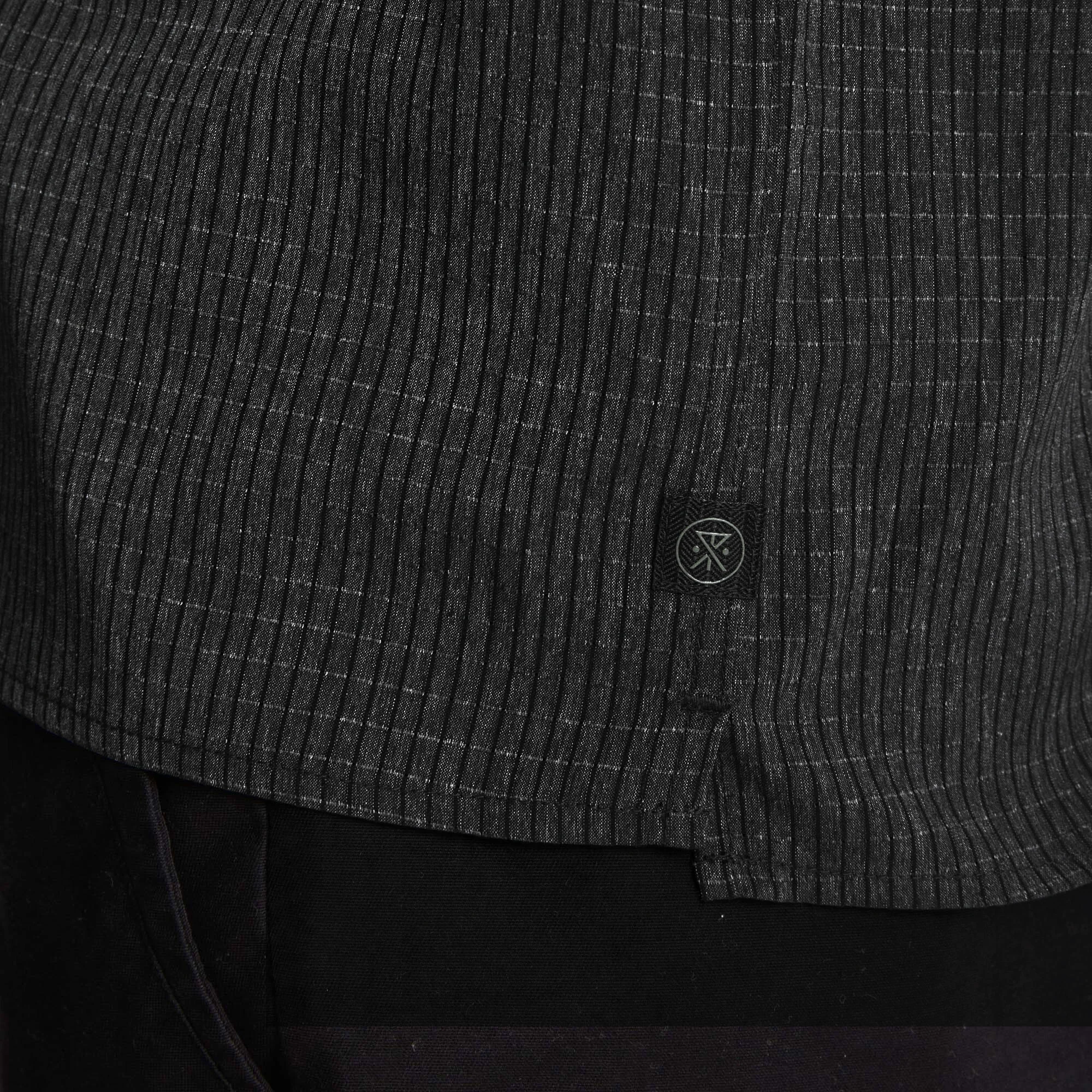 Bless Up Trail Button Up Shirt - Black - Image 7