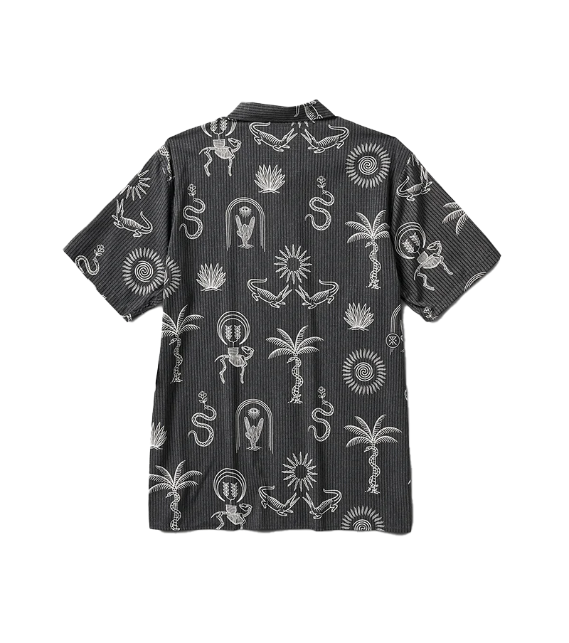 Bless Up Trail Button Up Shirt - Black & White - Image 10