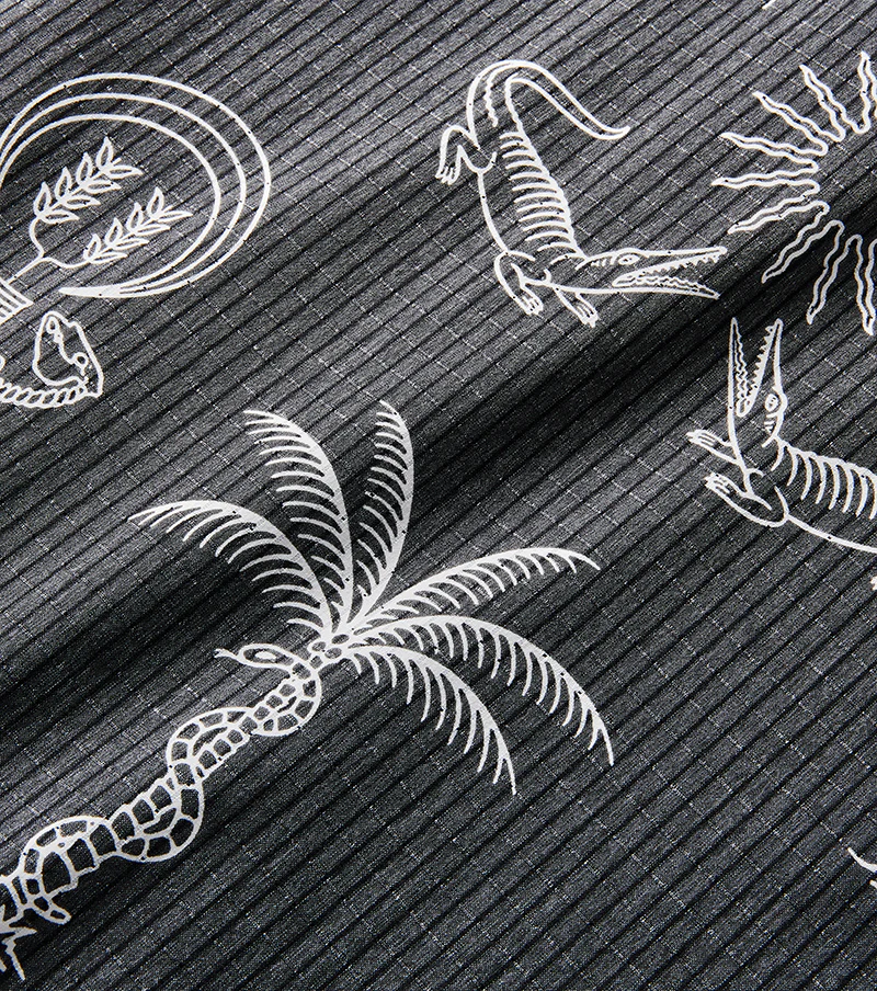 Bless Up Trail Button Up Shirt - Black & White - Image 9