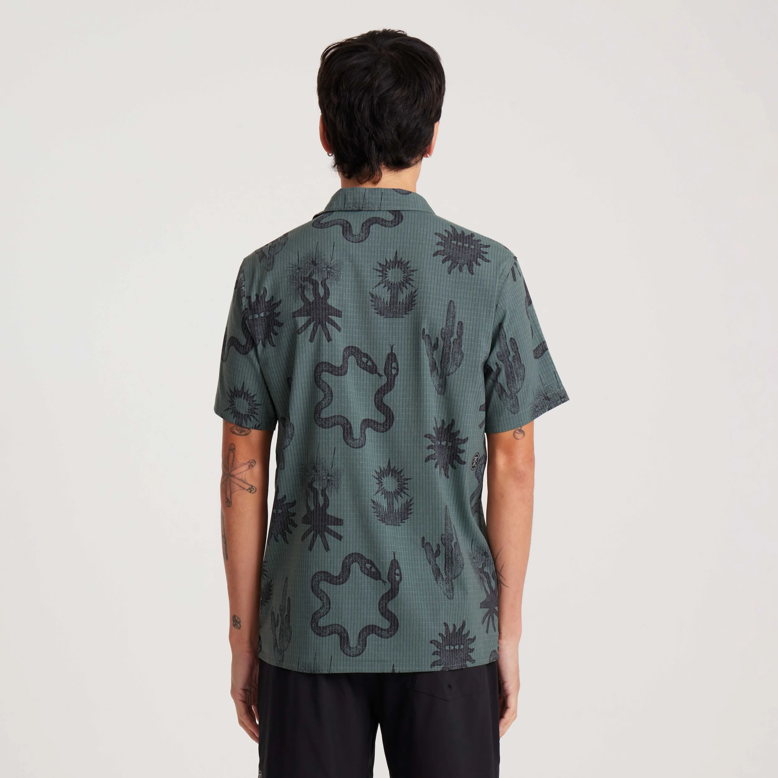 Bless Up Trail Button Up Shirt - Forest - Image 14