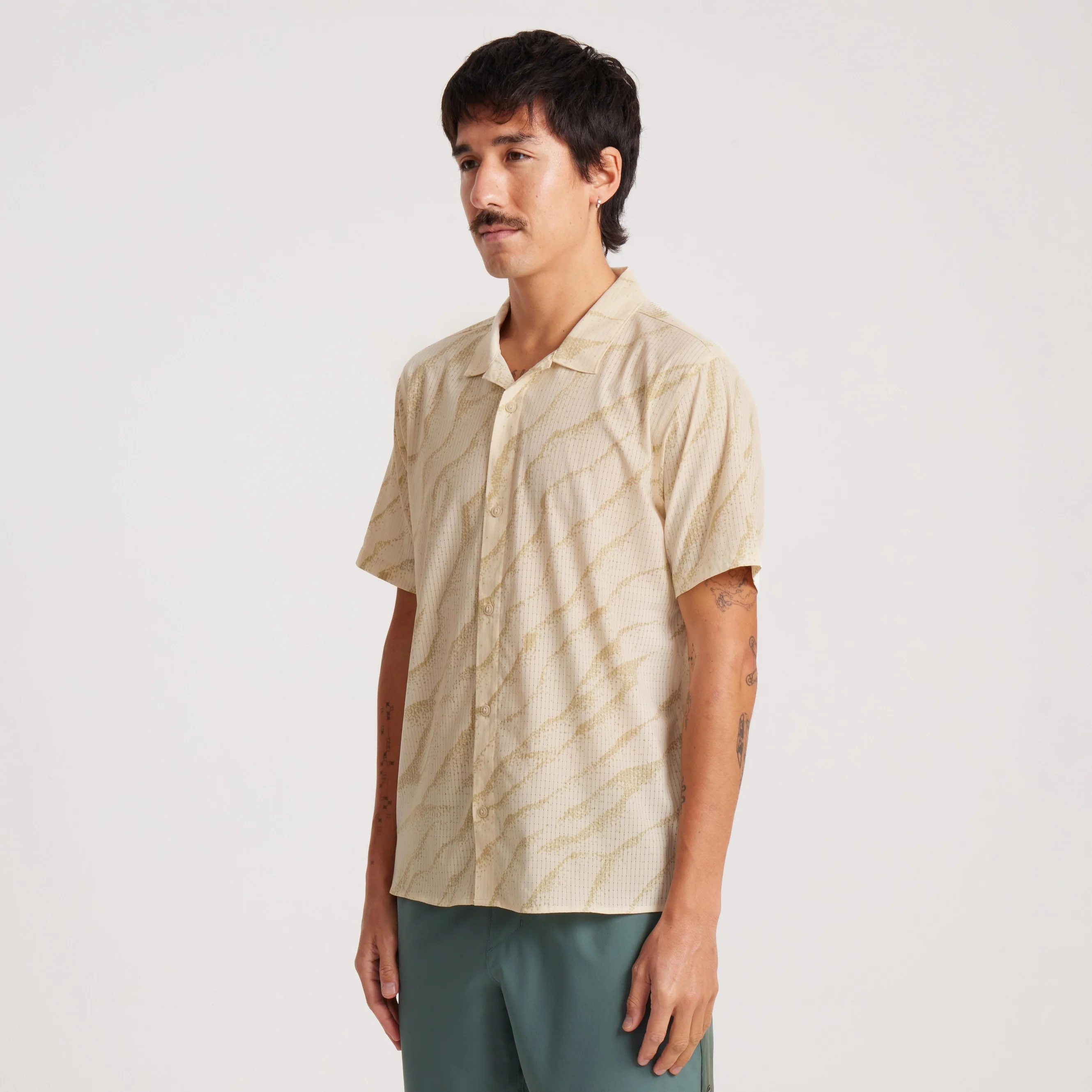 Bless Up Trail Button Up Shirt - Ivory - Image 4