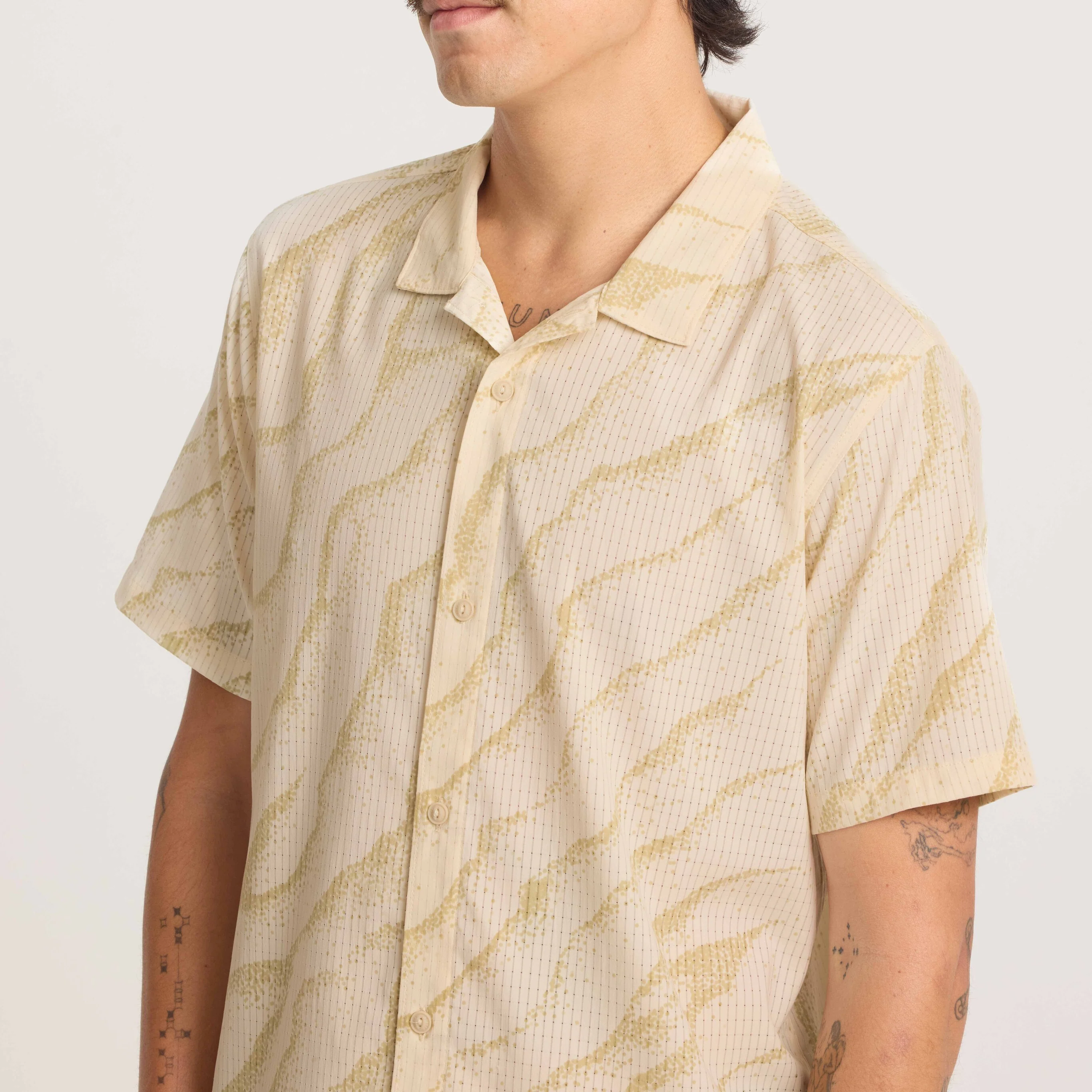 Bless Up Trail Button Up Shirt - Ivory - Image 9