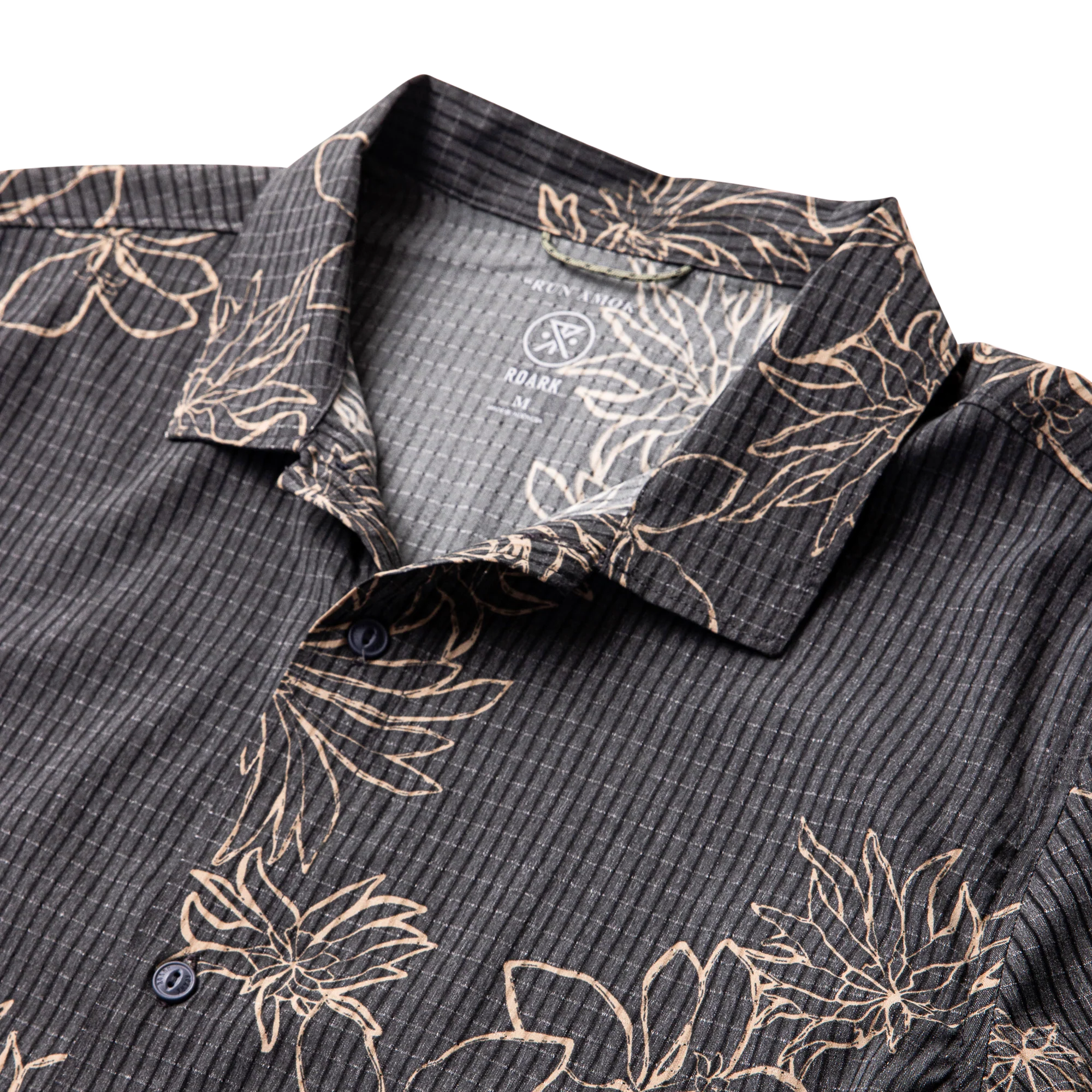 Bless Up Trail Button Up Shirt - Onyx Floral - Image 4