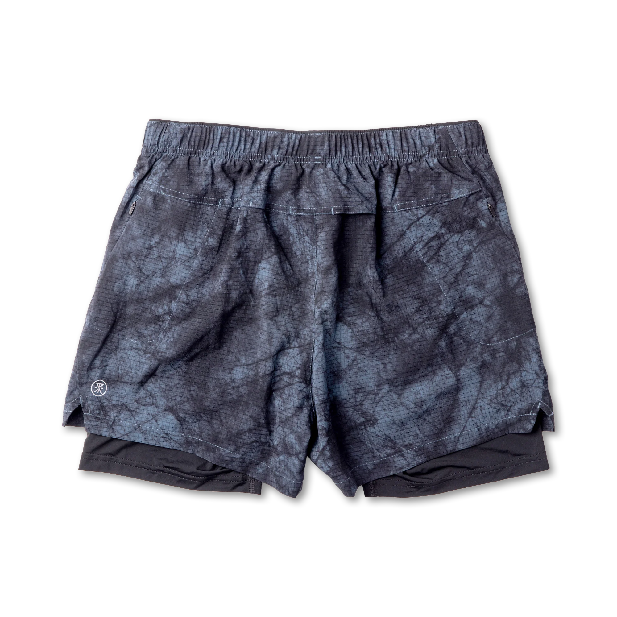 Bommer 3.5" Shorts - Navy Tie Dye - Image 6