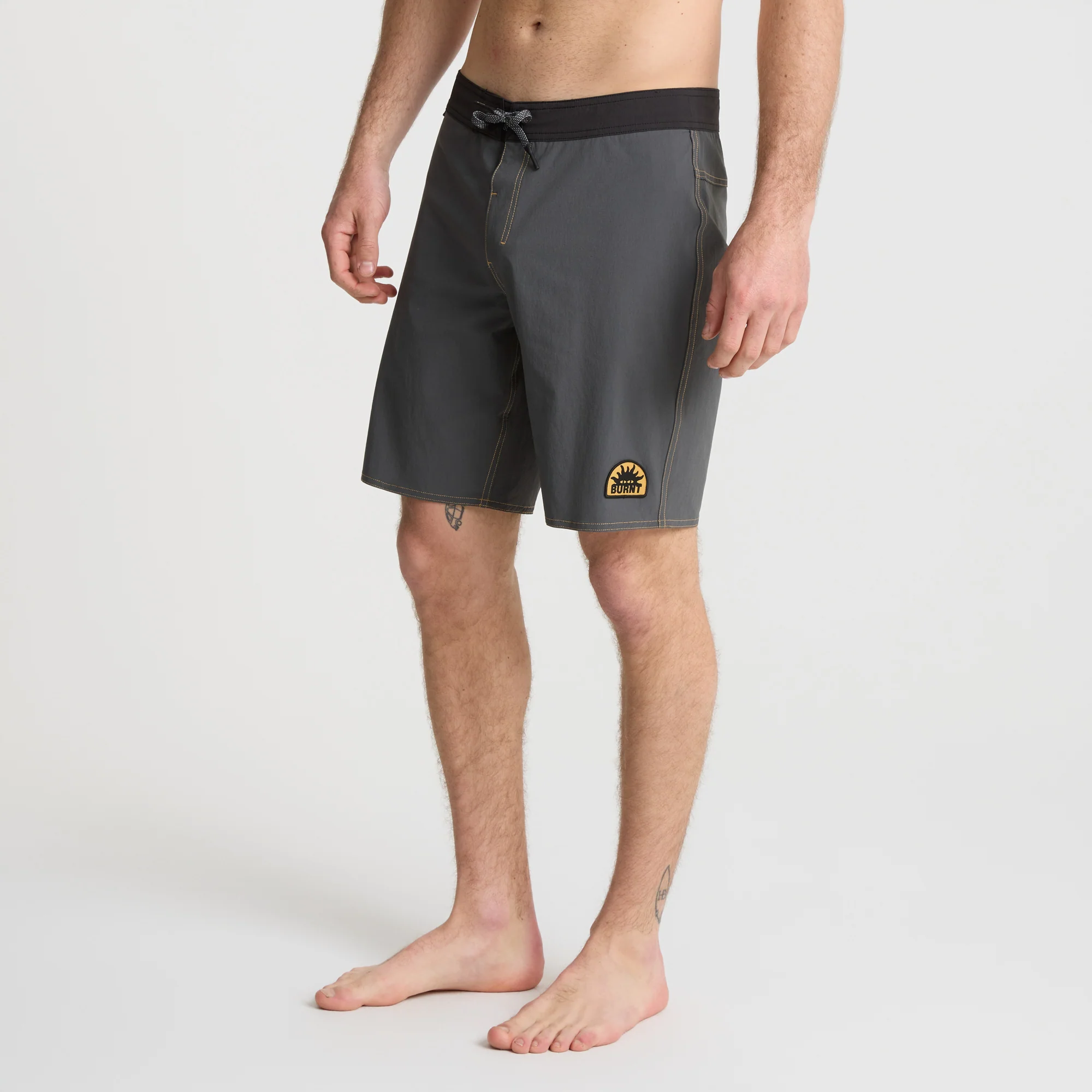 Burnt Passage 19" Boardshorts - Charcoal - Image 3