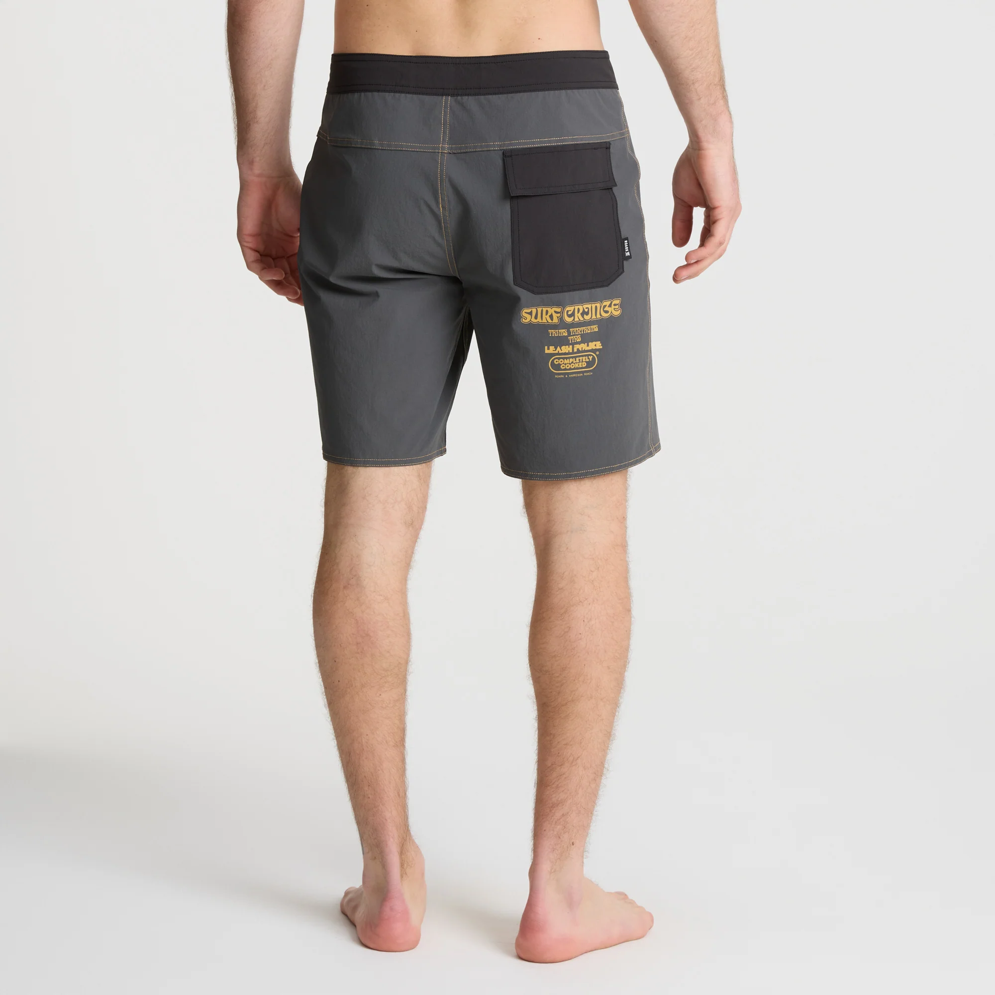 Burnt Passage 19" Boardshorts - Charcoal - Image 4