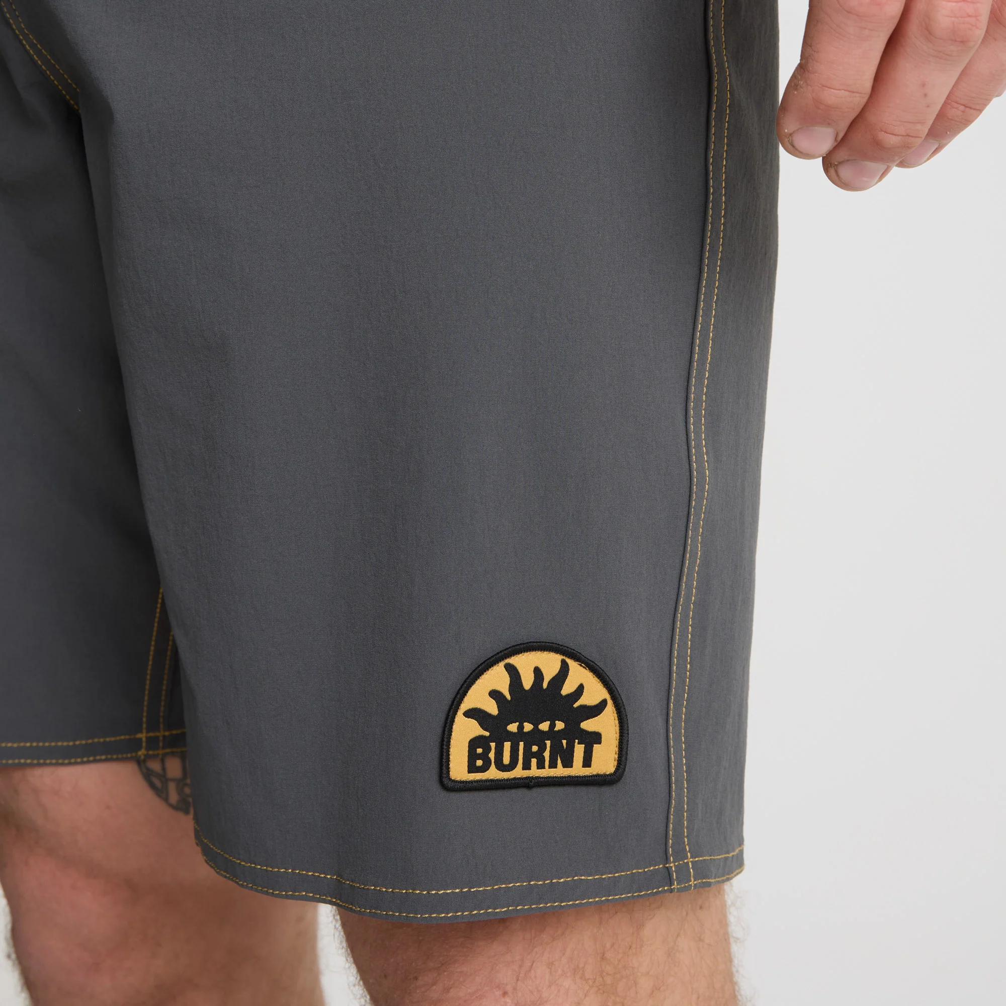 Burnt Passage 19" Boardshorts - Charcoal - Image 7