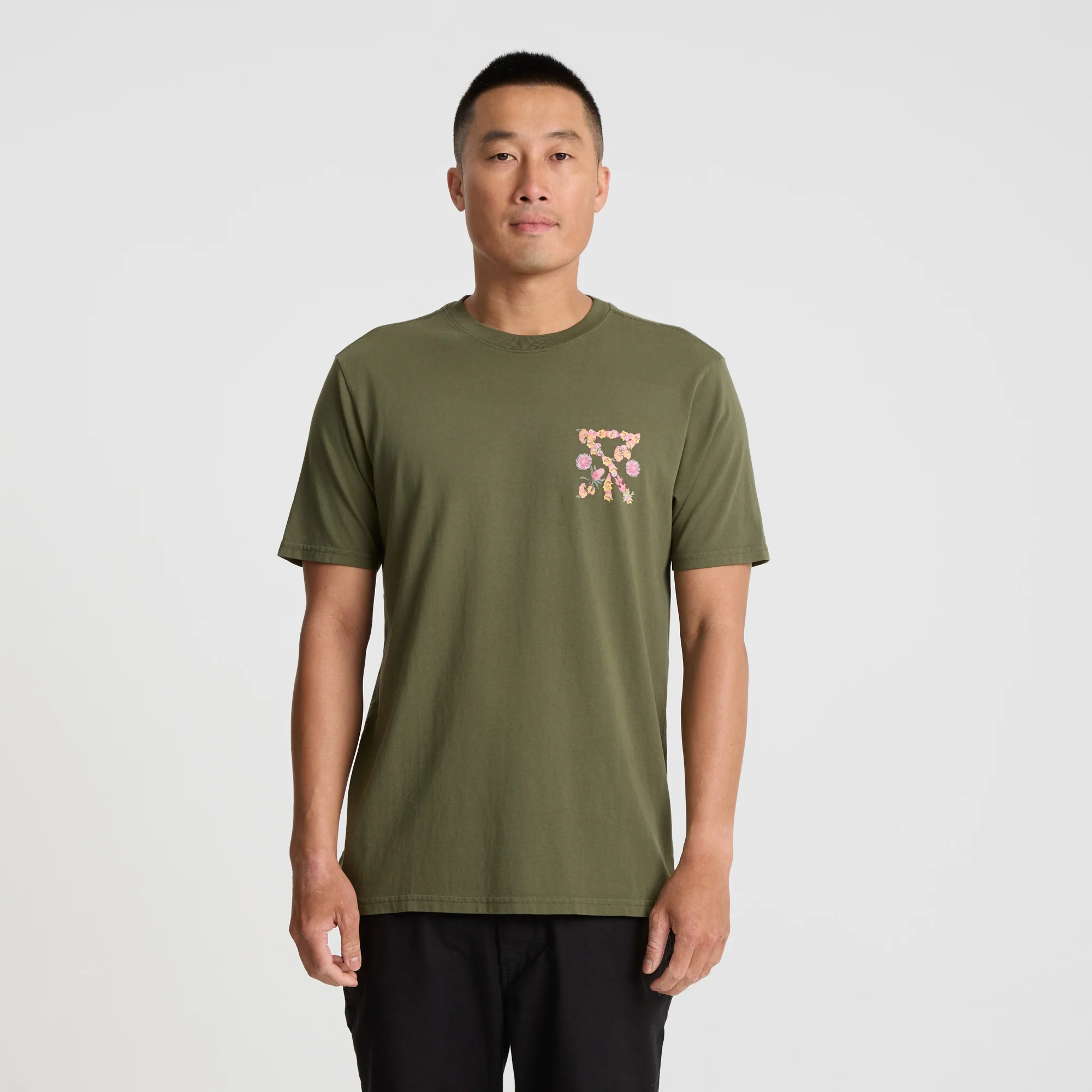 Bush Bloom Premium Tee - Military - Image 2