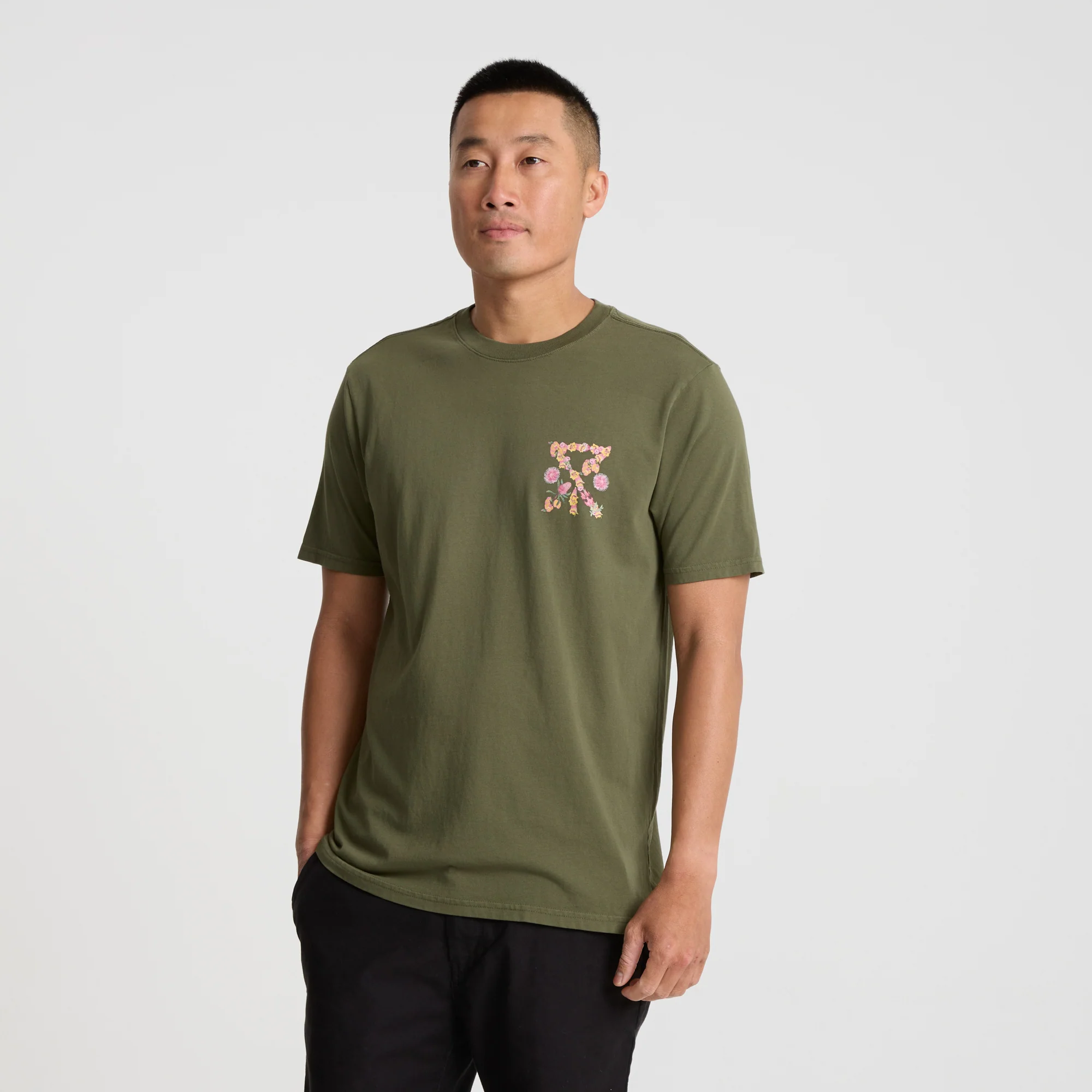 Bush Bloom Premium Tee - Military - Image 3