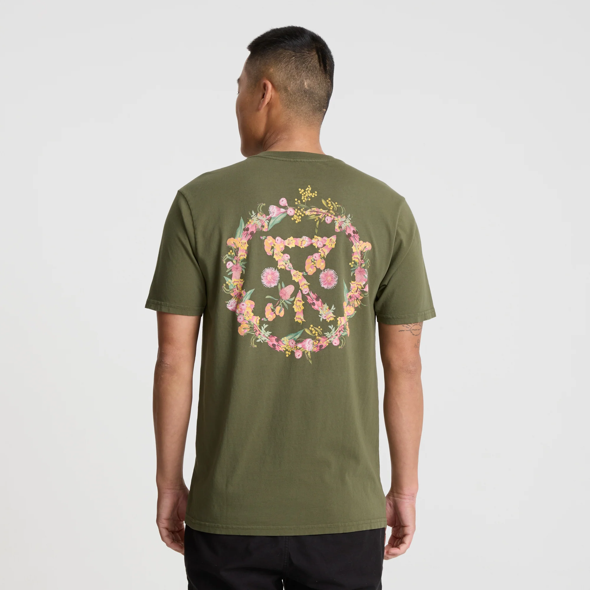 Bush Bloom Premium Tee - Military - Image 4