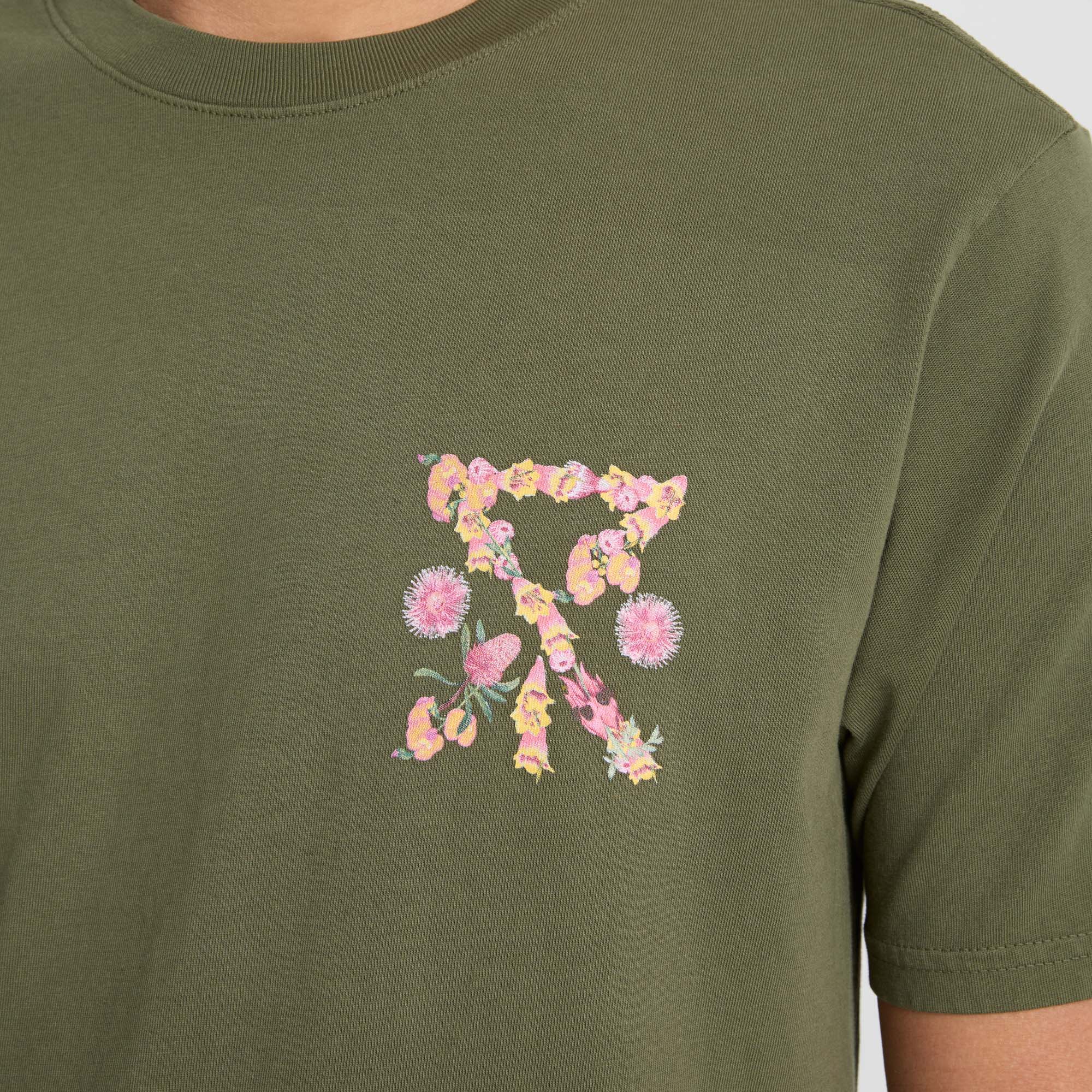 Bush Bloom Premium Tee - Military - Image 7