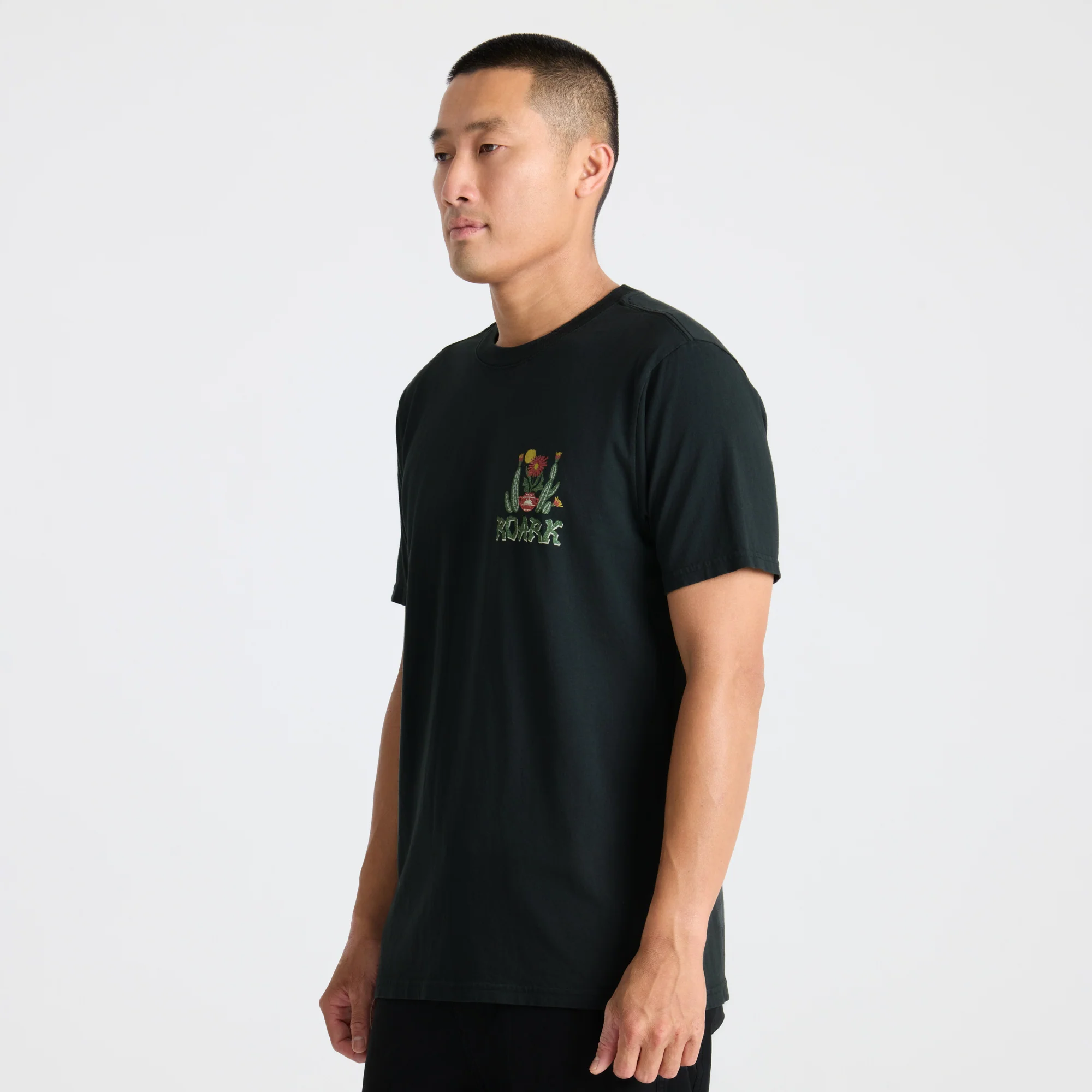 Cactus Garden Premium Tee - Black - Image 5