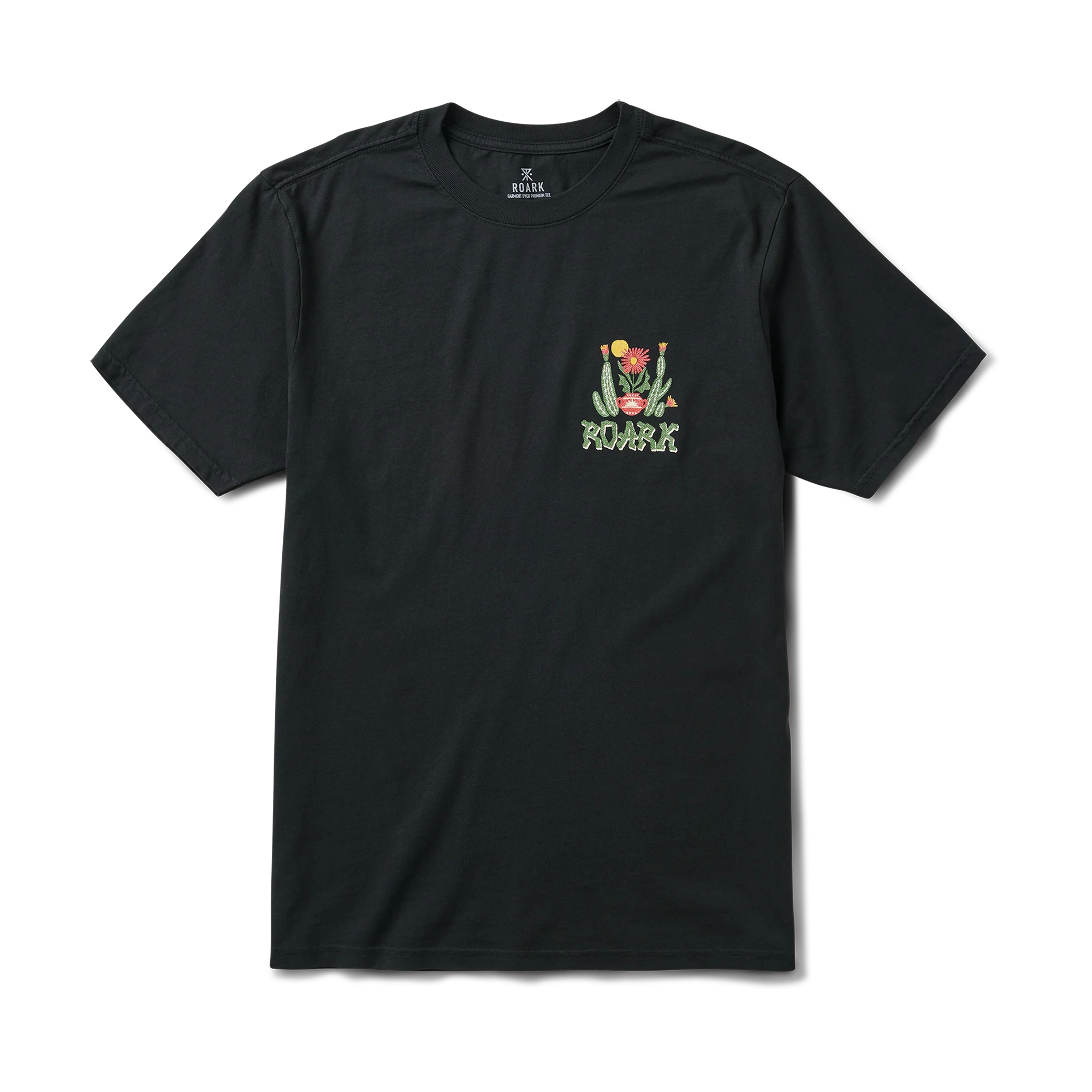 Cactus Garden Premium Tee - Black - Image 8