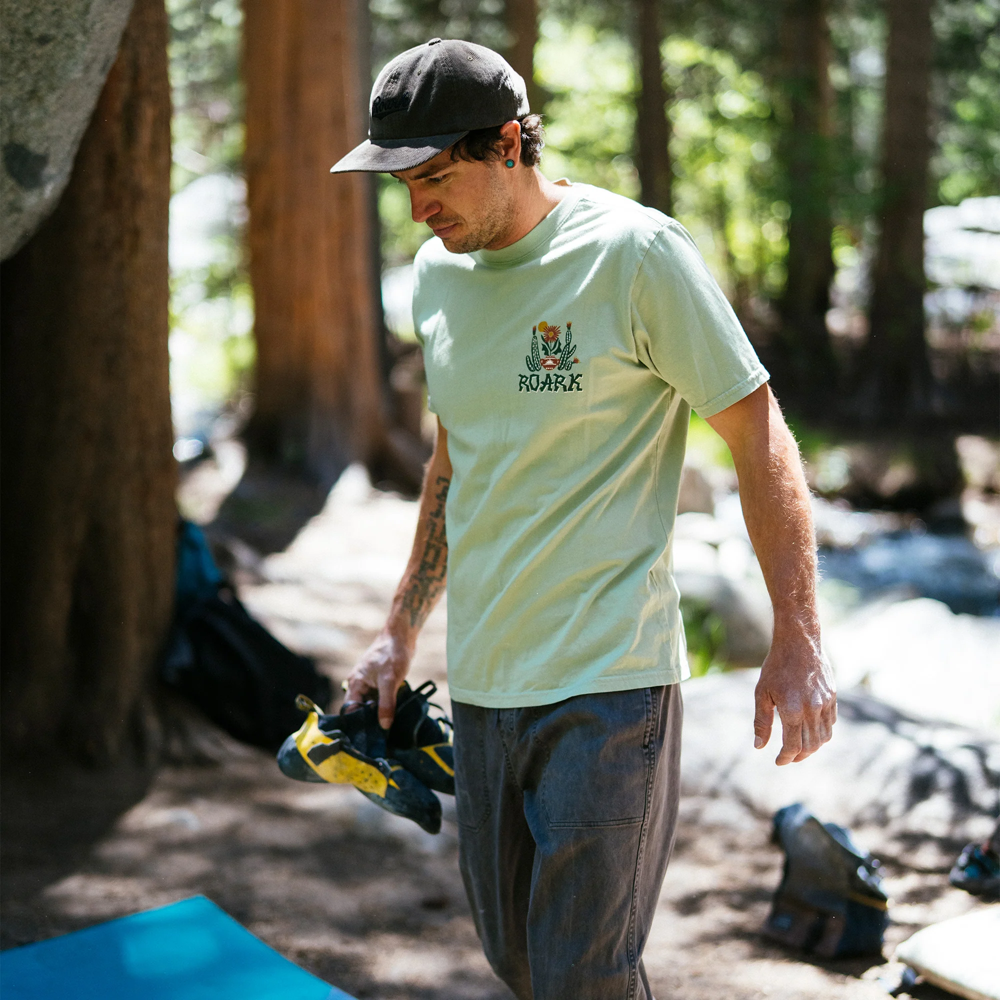Cactus Garden Premium Tee - Seafoam - Image 3