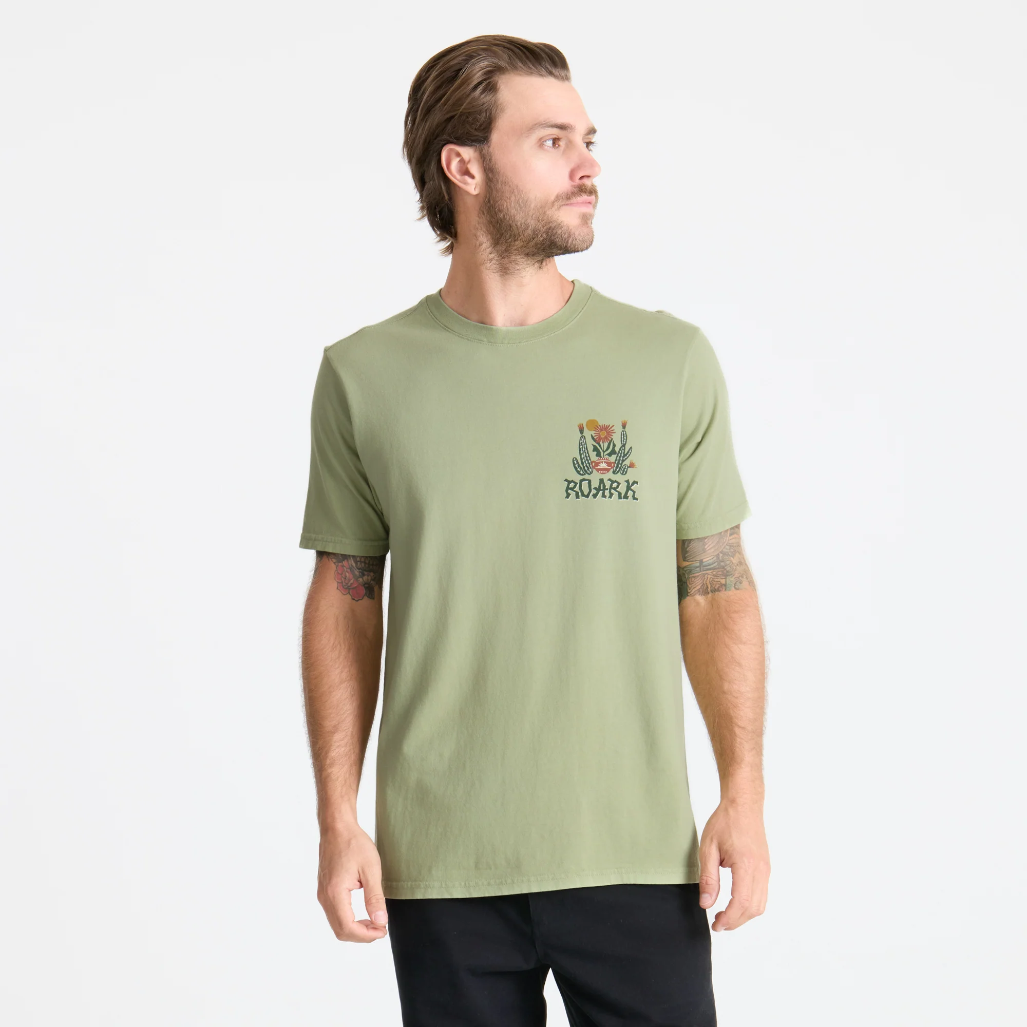 Cactus Garden Premium Tee - Seafoam - Image 4