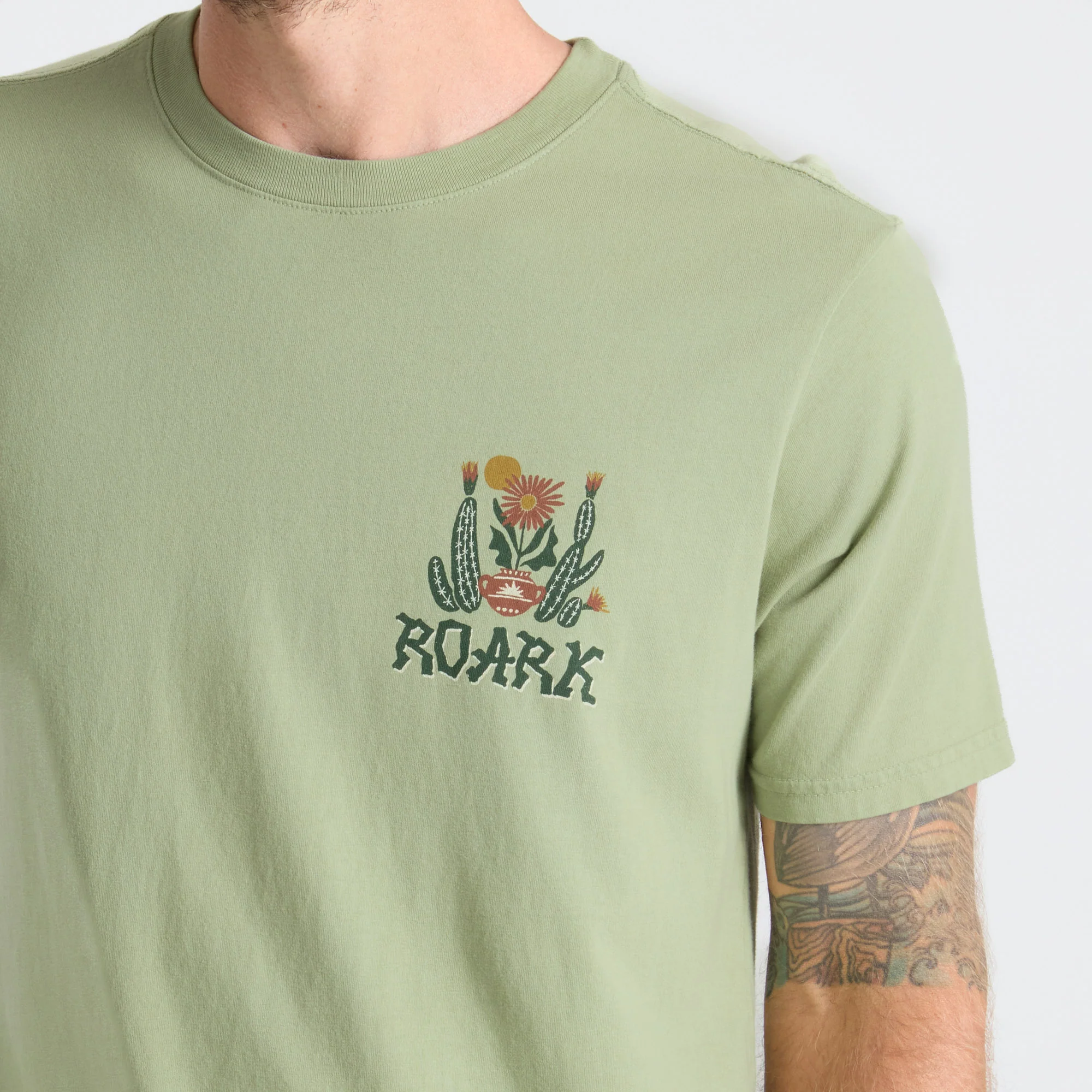 Cactus Garden Premium Tee - Seafoam - Image 5