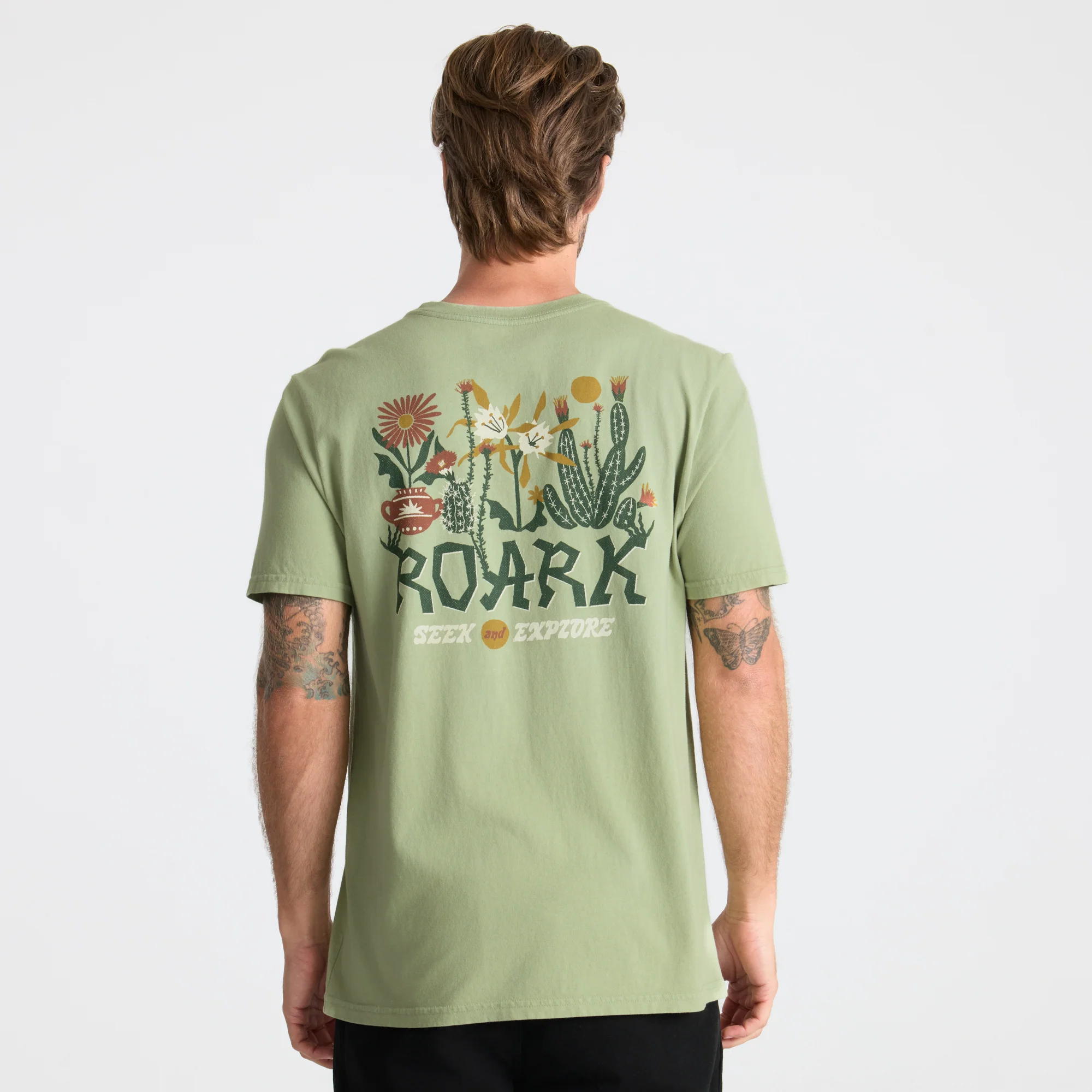 Cactus Garden Premium Tee - Seafoam - Image 7