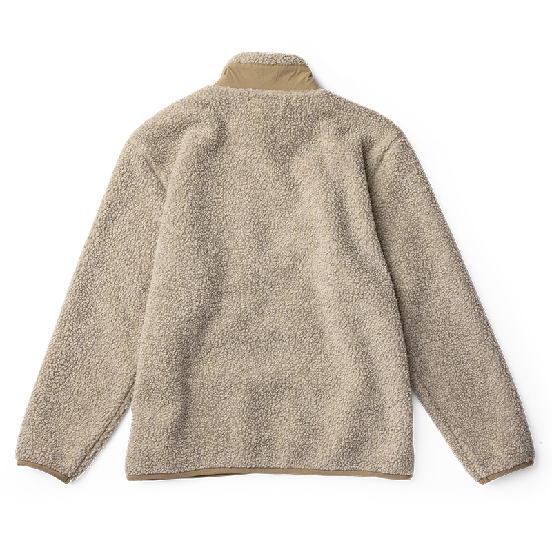 Campover Fleece Zip Jacket - Khaki - Image 9