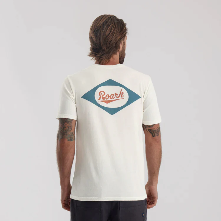 Diamond Script Premium Tee - Off White - Image 3