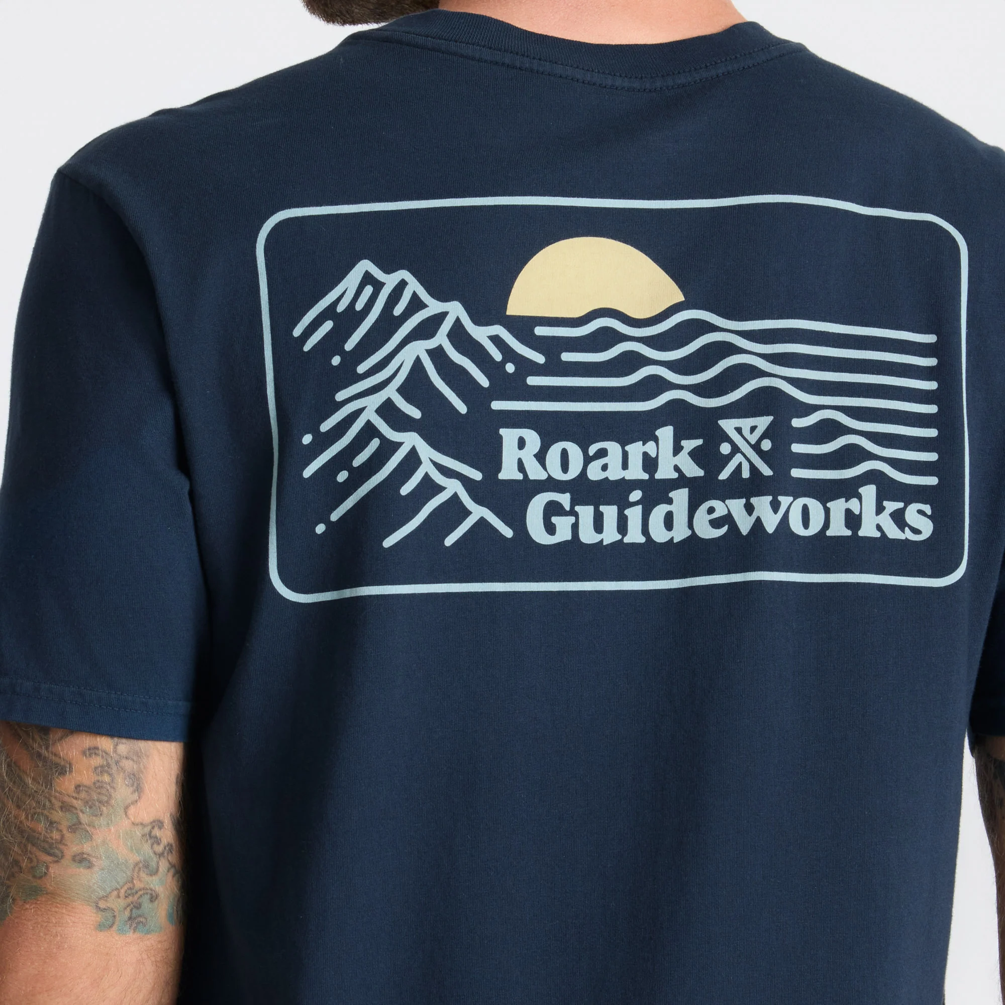 Earth & Sea Premium Tee - Navy - Image 5