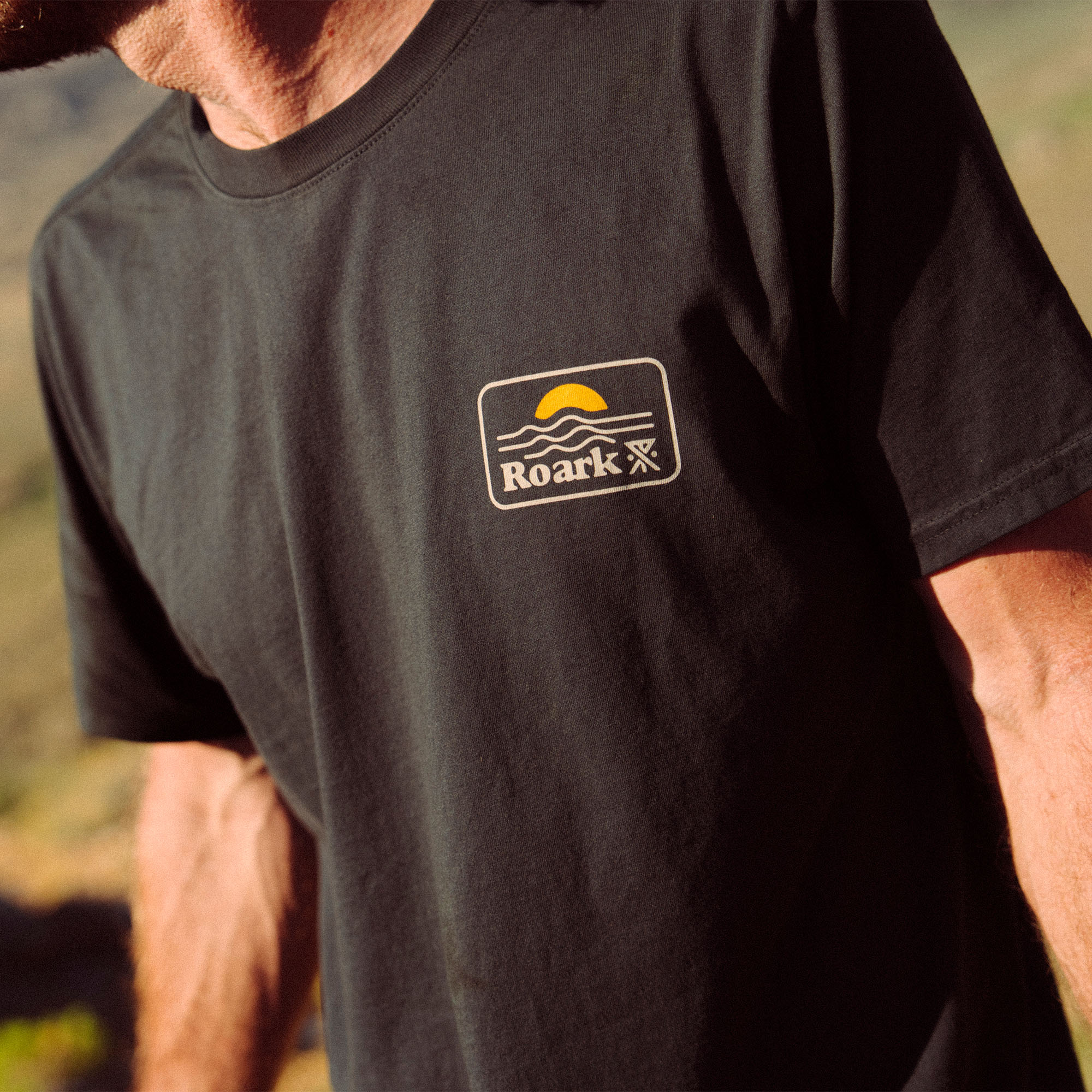 Earth & Sea Premium Tee - Black - Image 2
