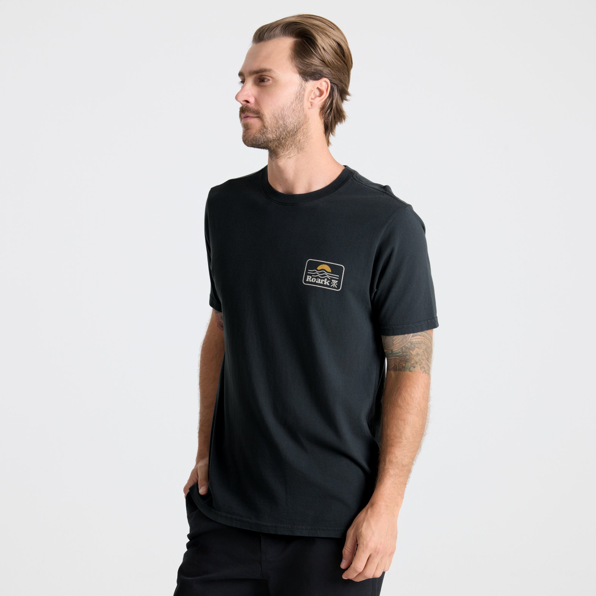 Earth & Sea Premium Tee - Black - Image 4