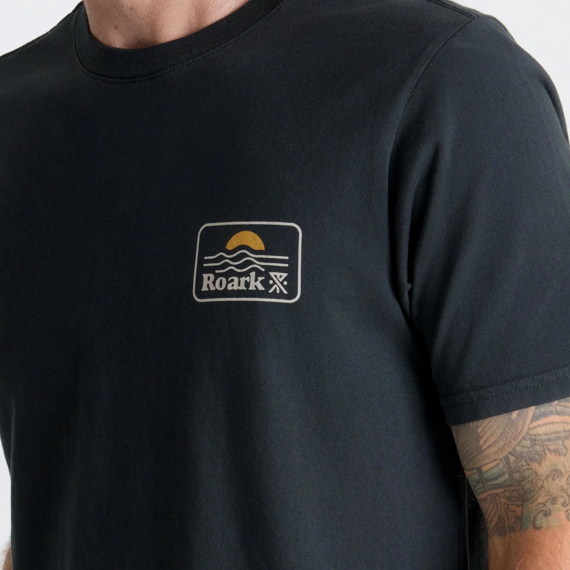 Earth & Sea Premium Tee - Black - Image 5