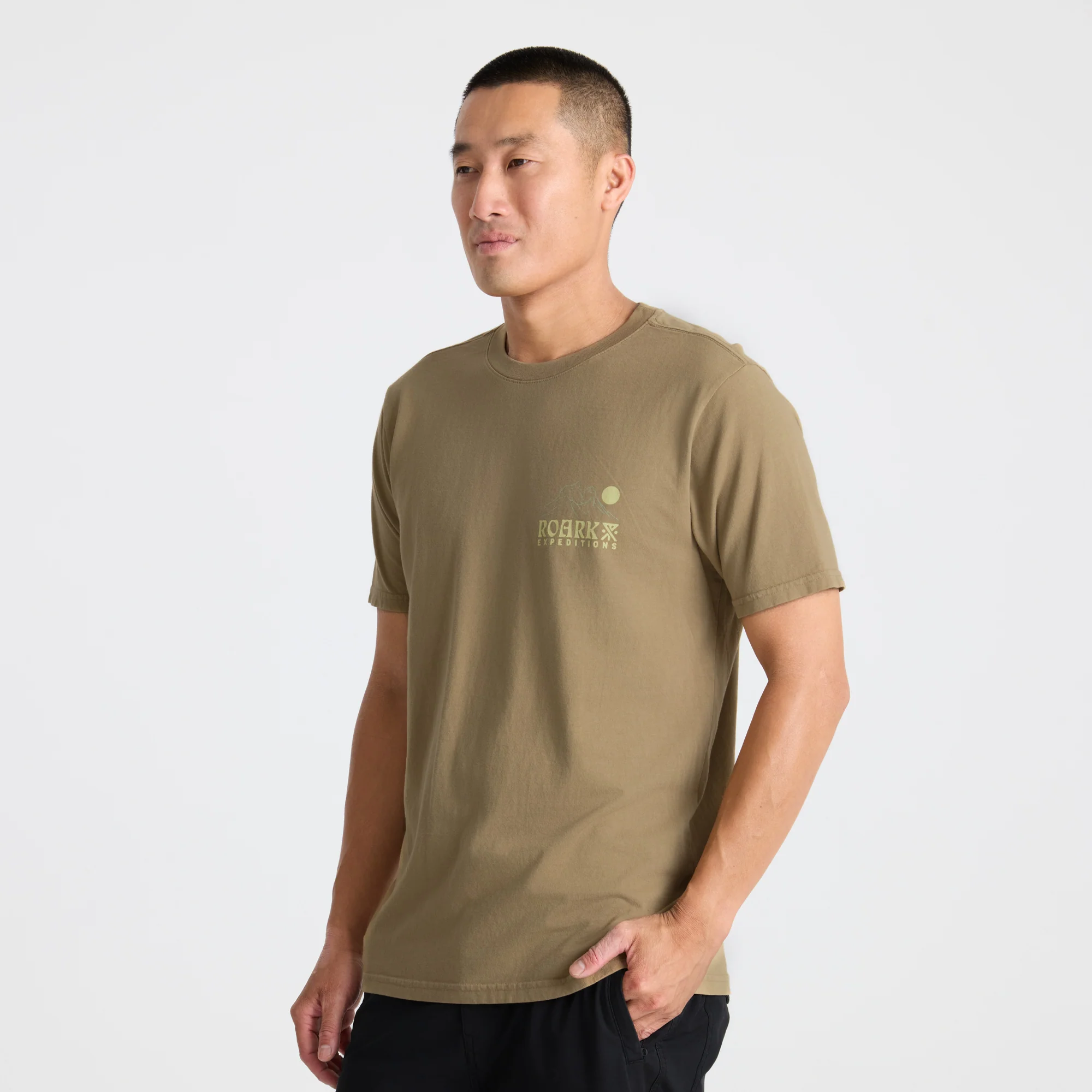 Forever Roaming Premium Tee - Khaki - Image 4