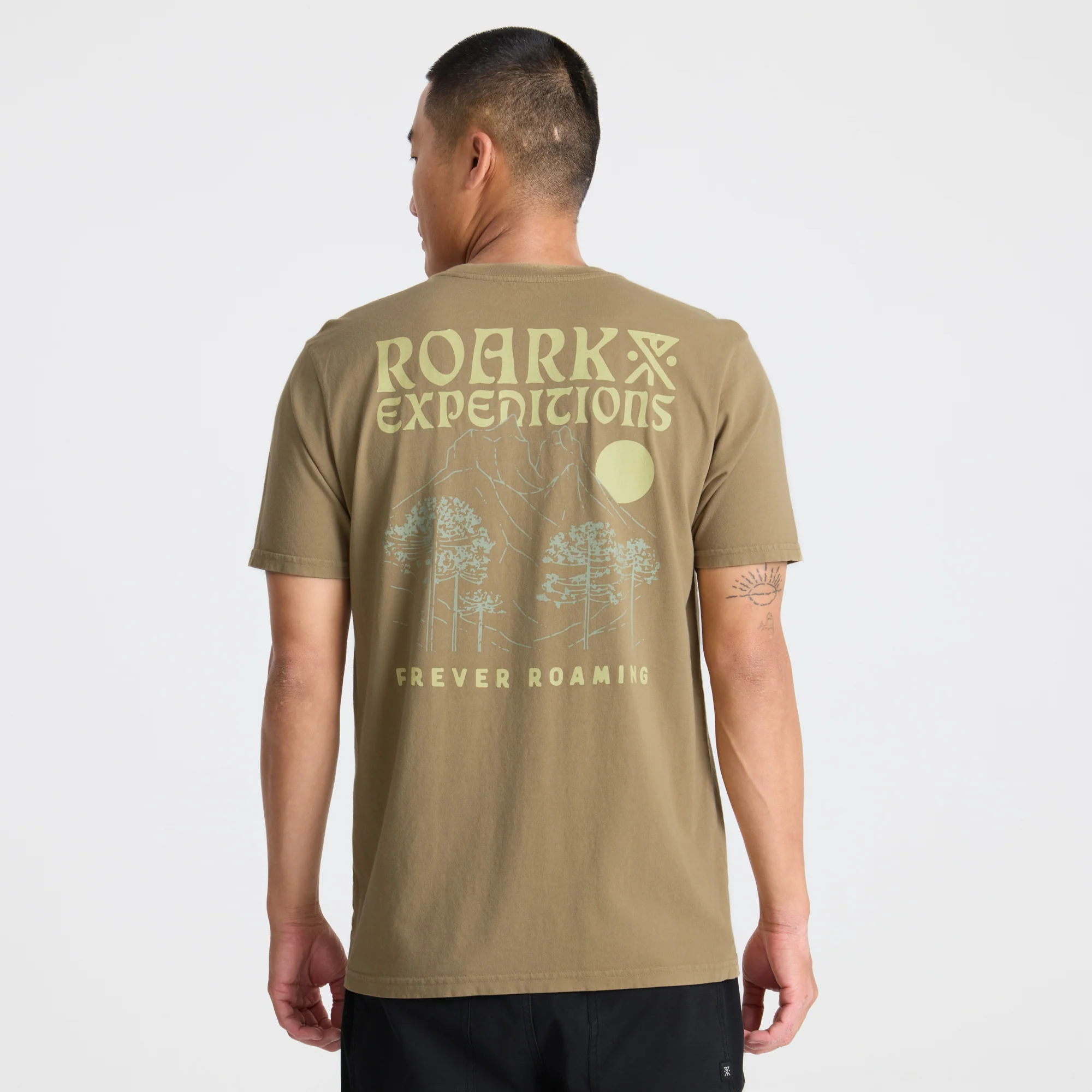 Forever Roaming Premium Tee - Khaki - Image 5
