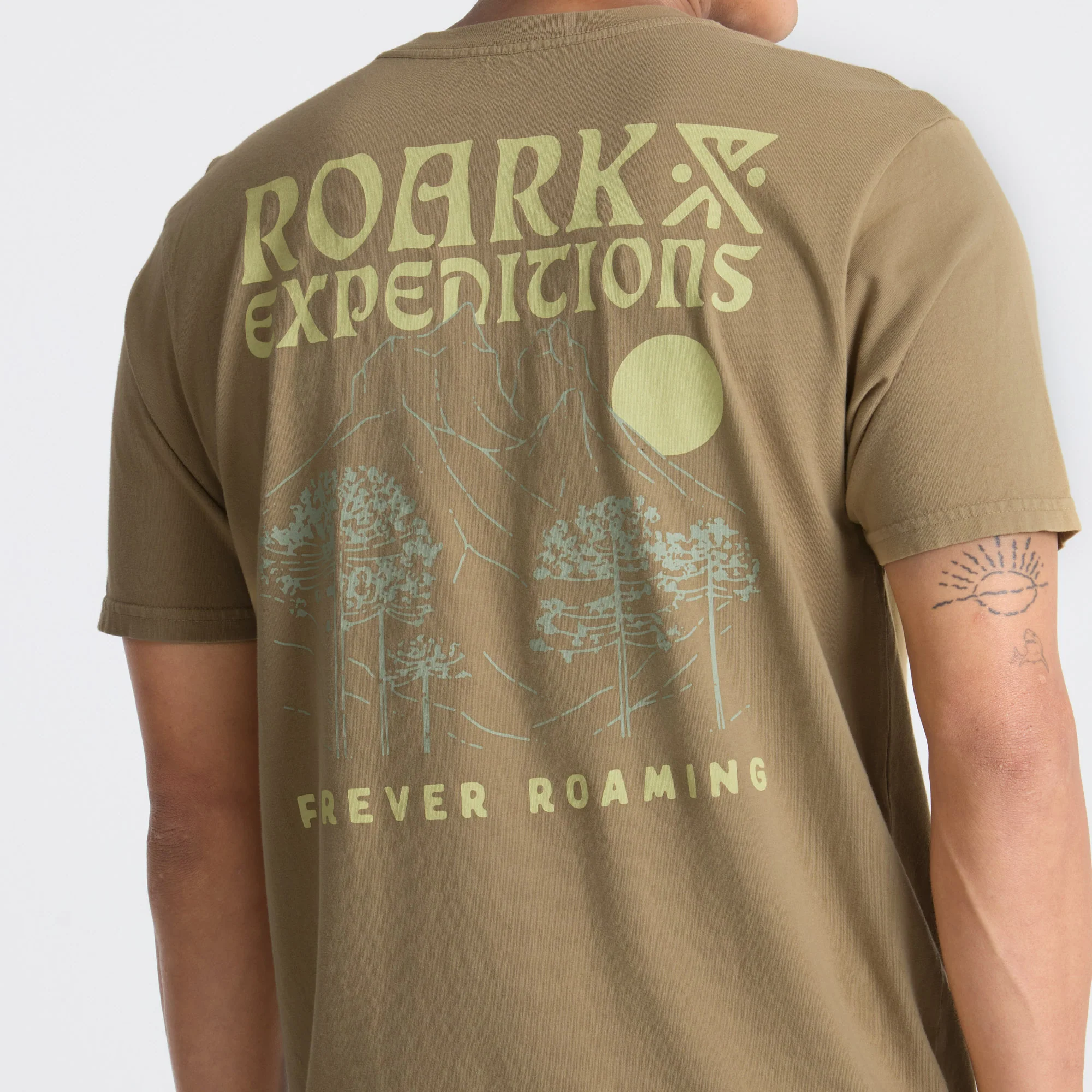 Forever Roaming Premium Tee - Khaki - Image 6