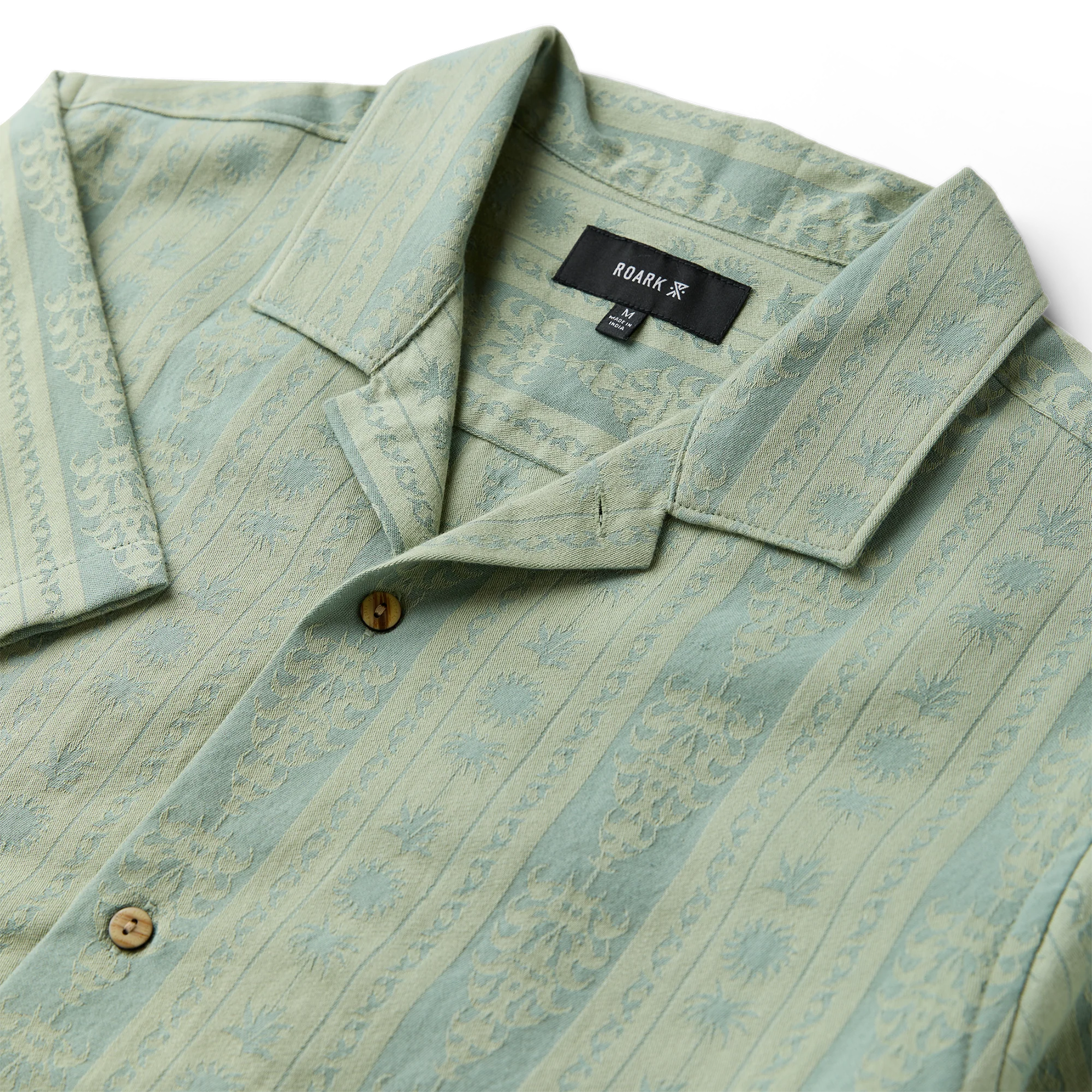 Gonzo Short Sleeve Button Up Shirt - Dusty Green - Image 4