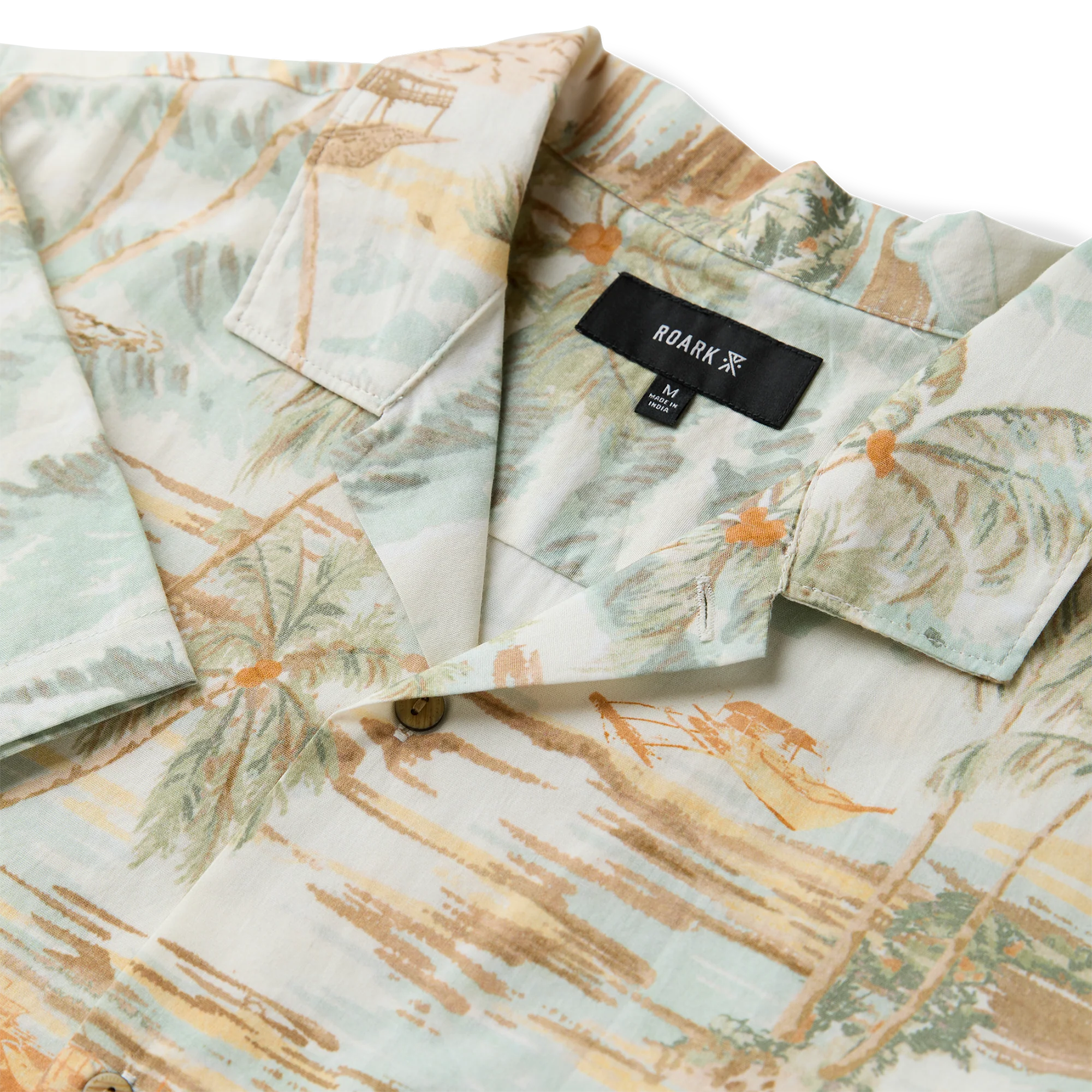 Gonzo Short Sleeve Button Up Shirt - Seafoam - Image 4