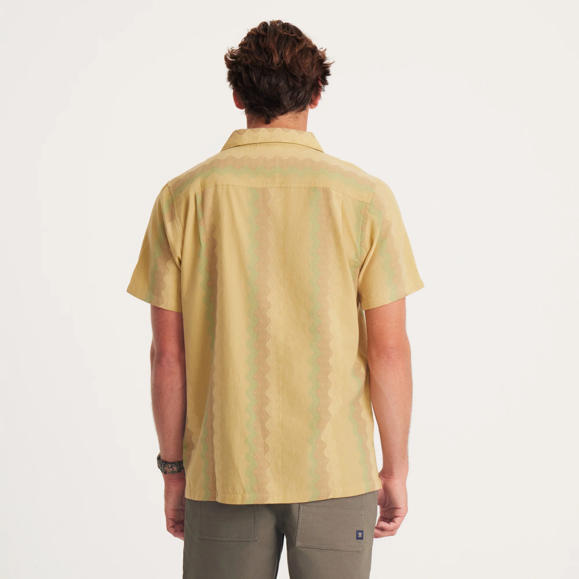 Gonzo Short Sleeve Button Up Shirt - Fern - Image 3