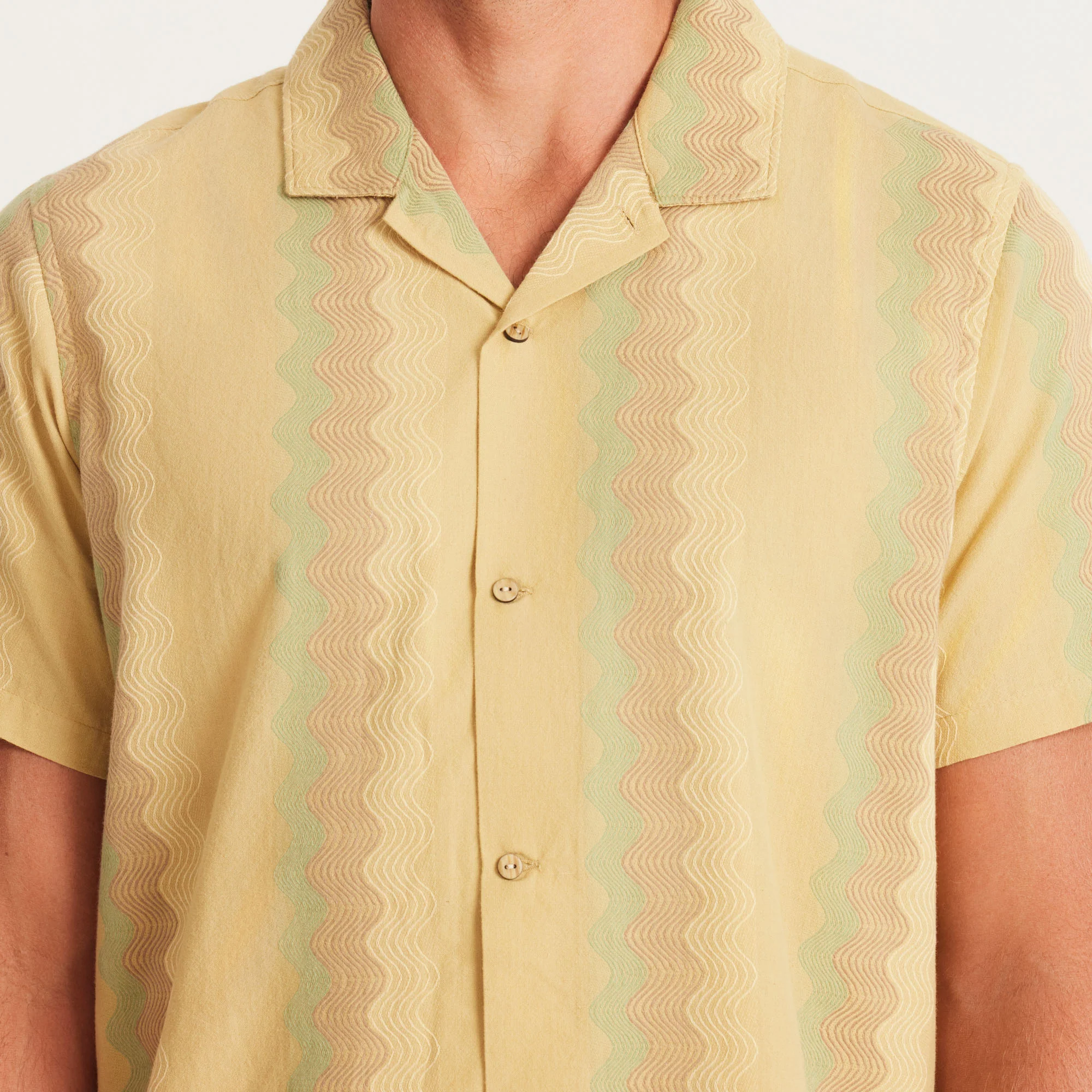 Gonzo Short Sleeve Button Up Shirt - Fern - Image 5