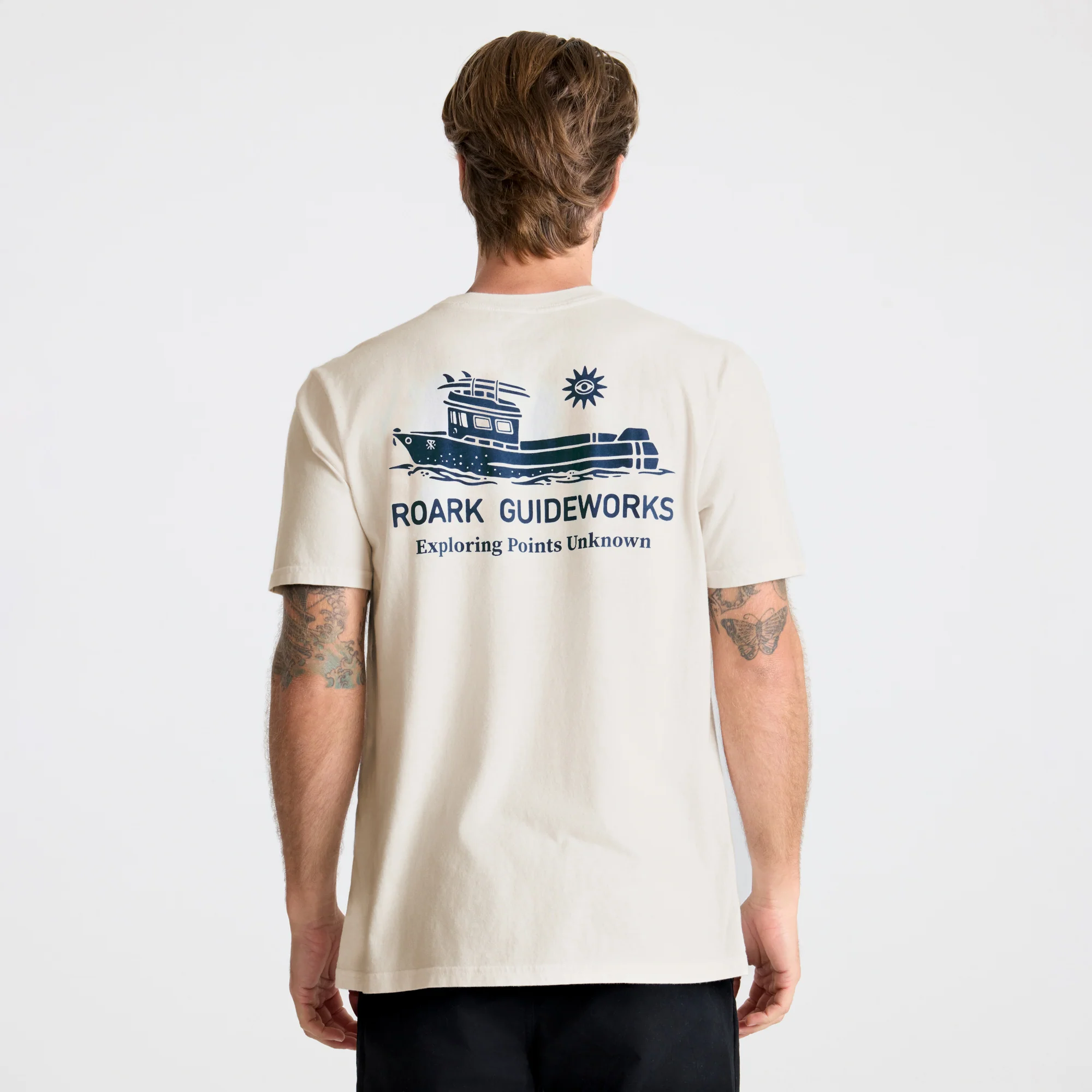 Guideworks Pocket Premium Tee - Off White - Image 5