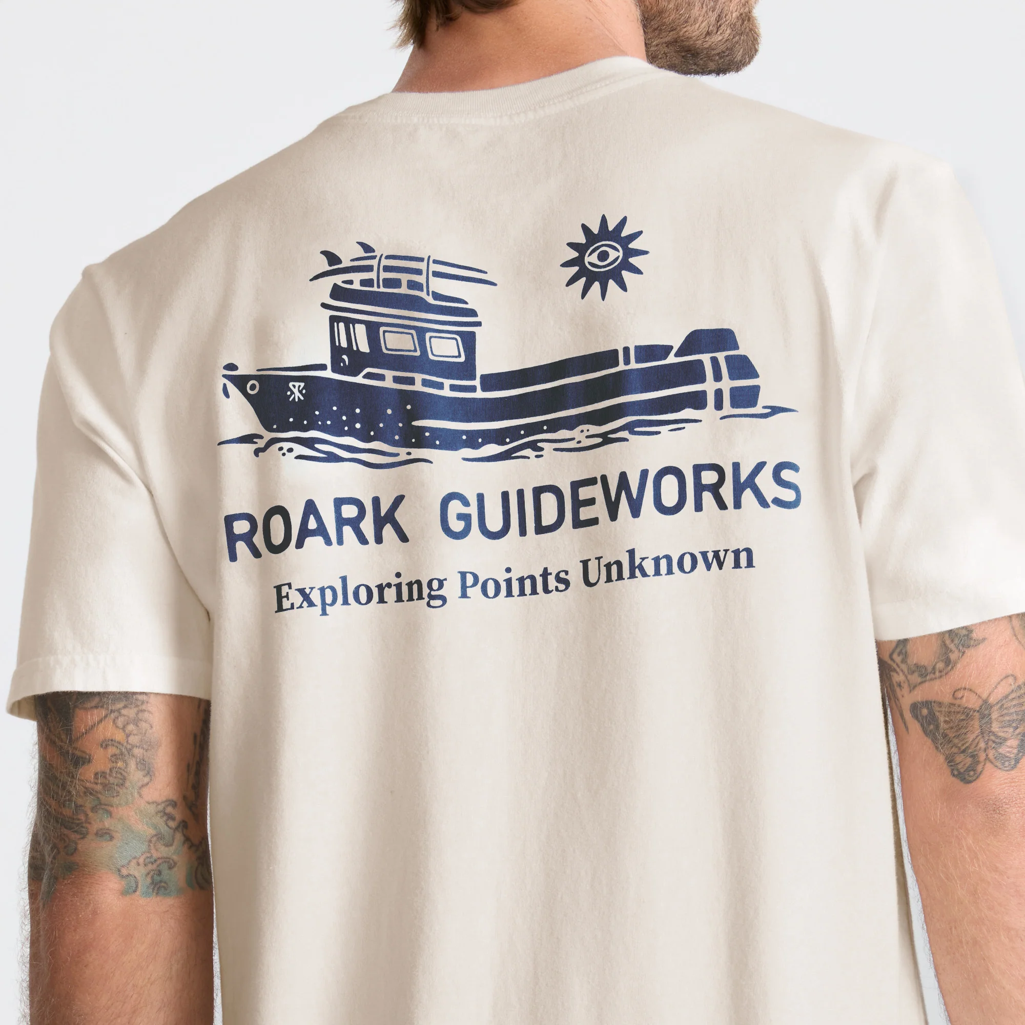 Guideworks Pocket Premium Tee - Off White - Image 6
