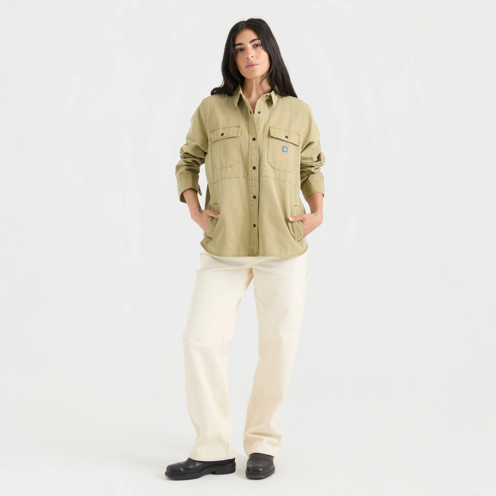Hebrides Unlined Jacket - Dusty Olive